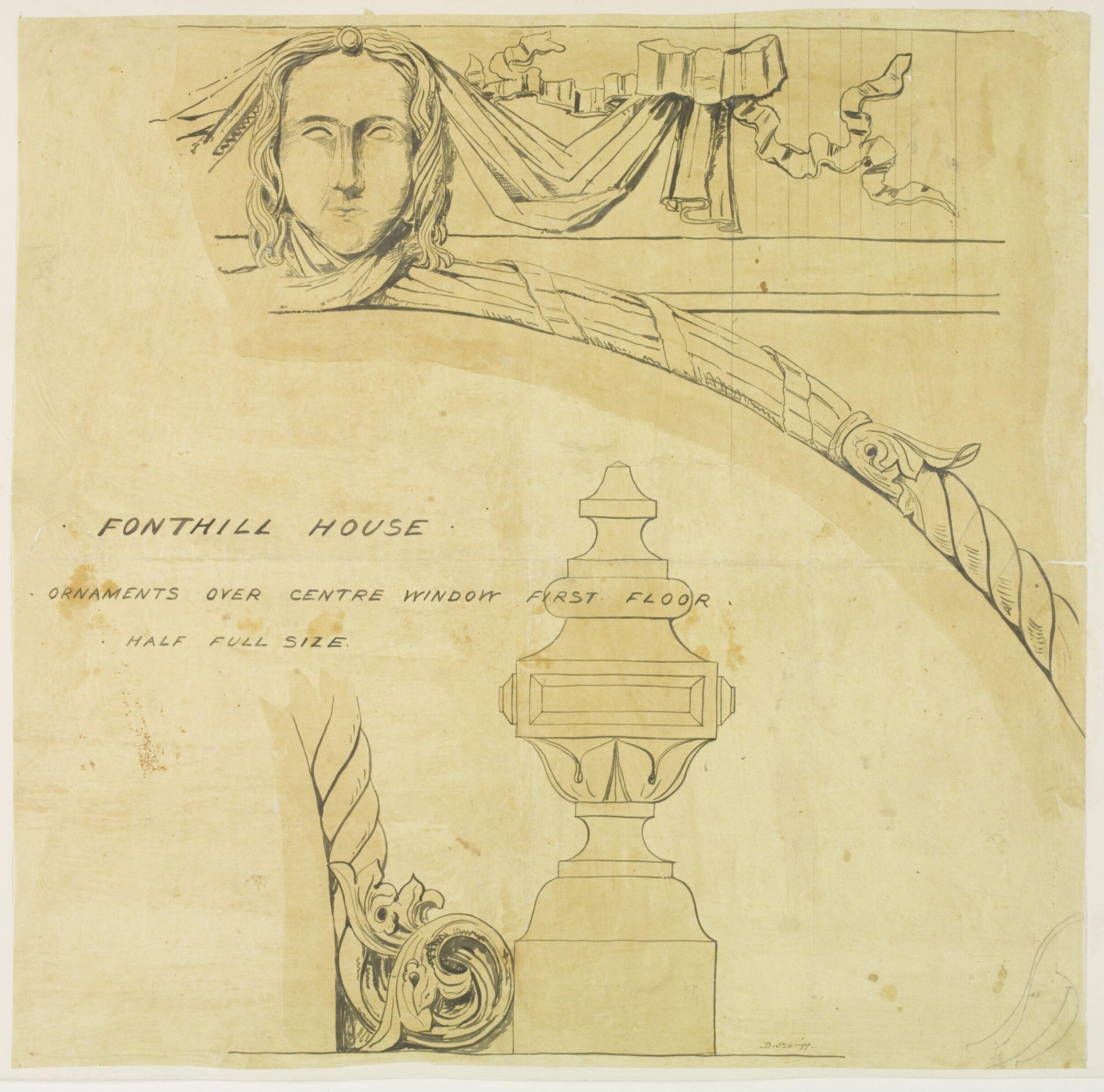 Drawing, Brandon, 1849