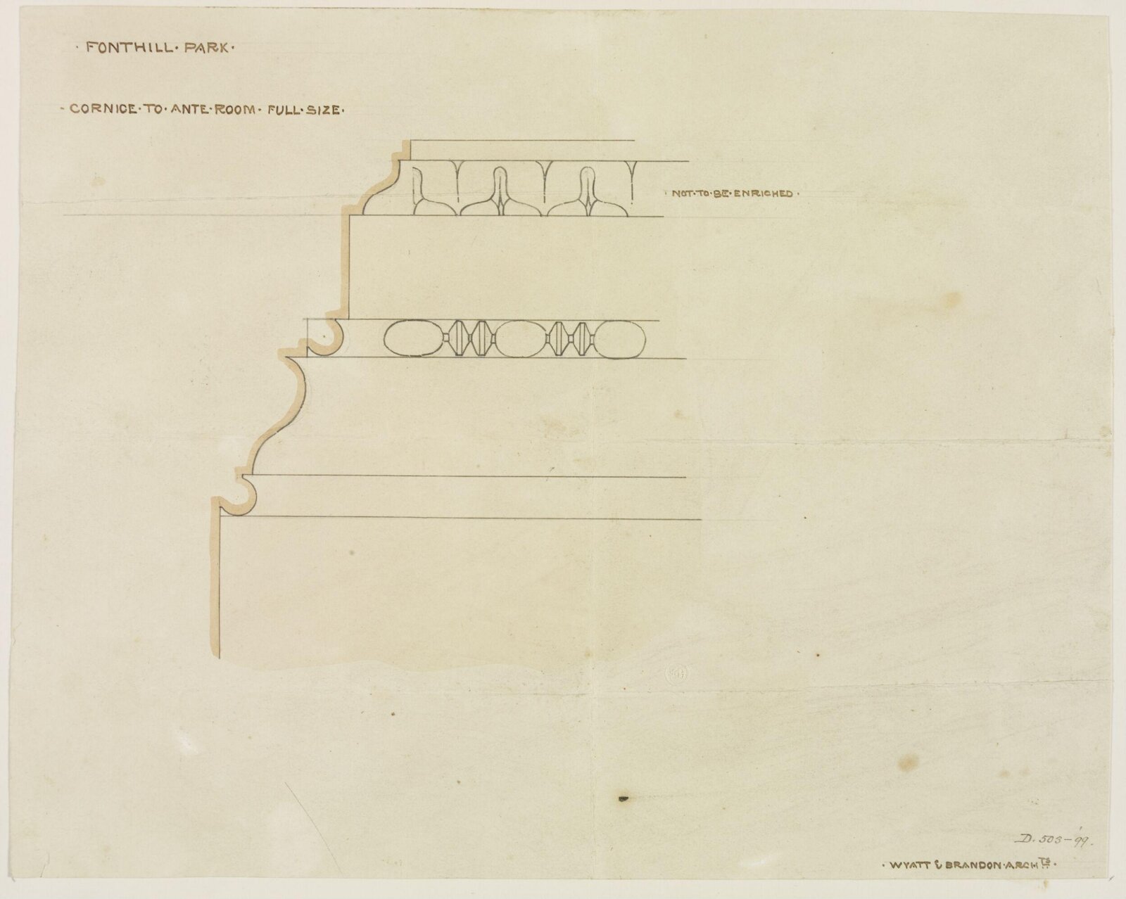 Drawing, Brandon, 1849