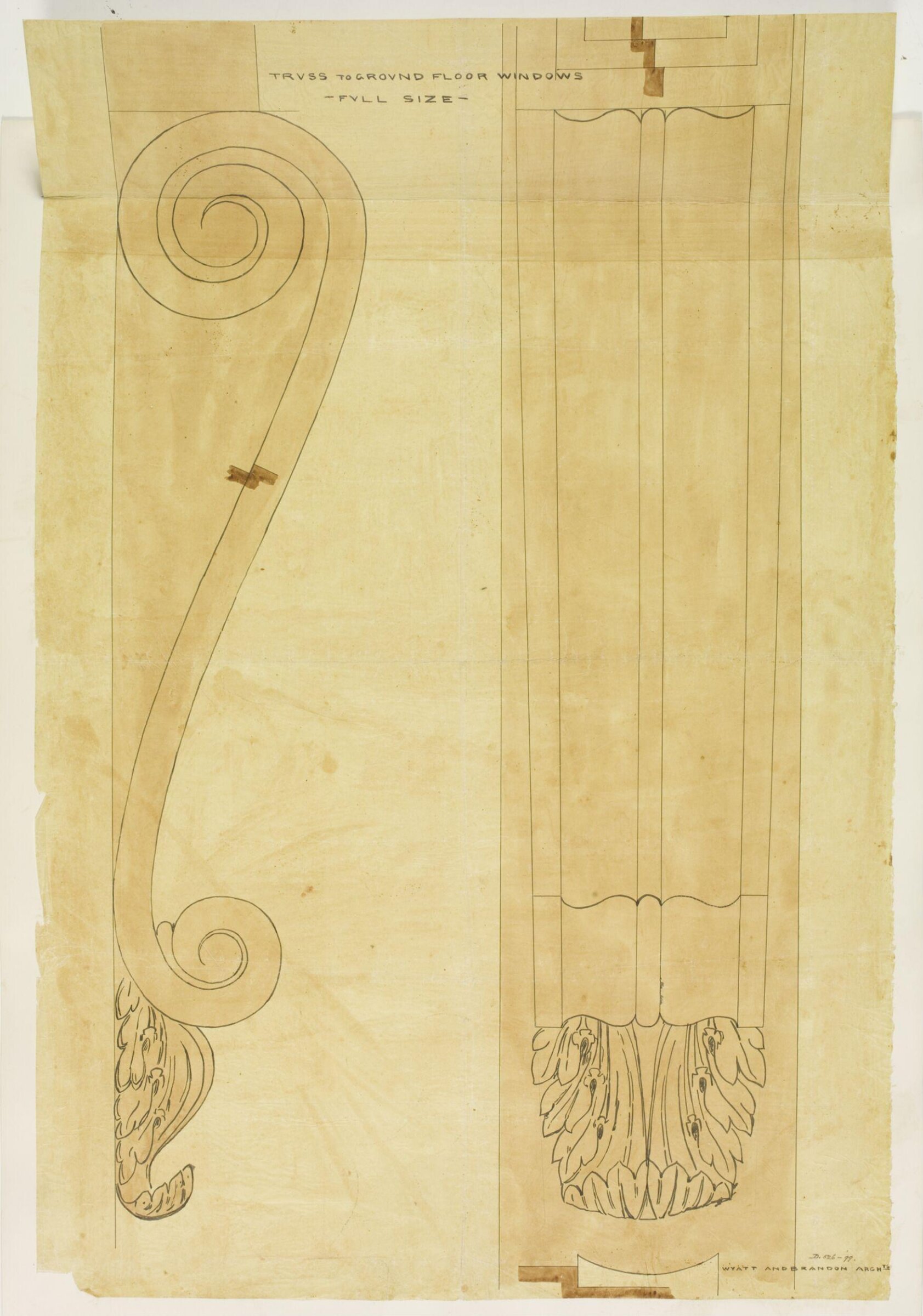Drawing, Brandon, 1849