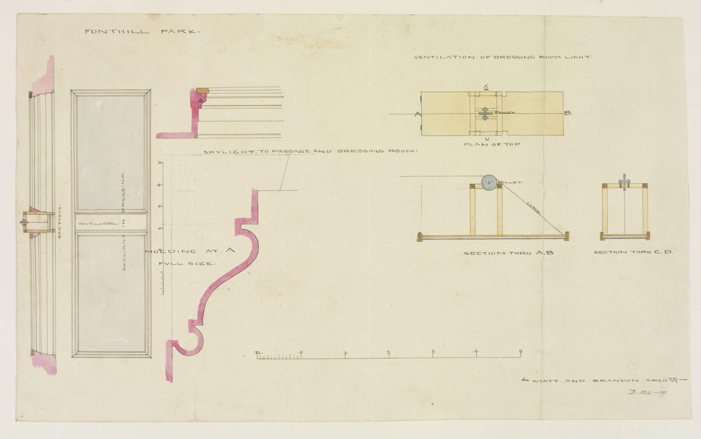 Drawing, Brandon, 1849