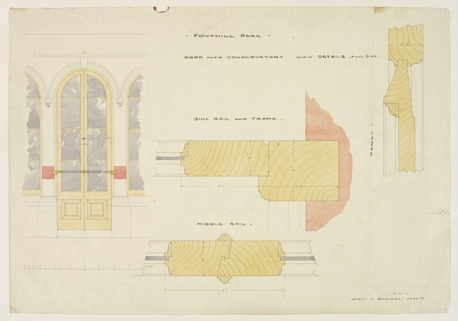 Drawing, Brandon, 1849