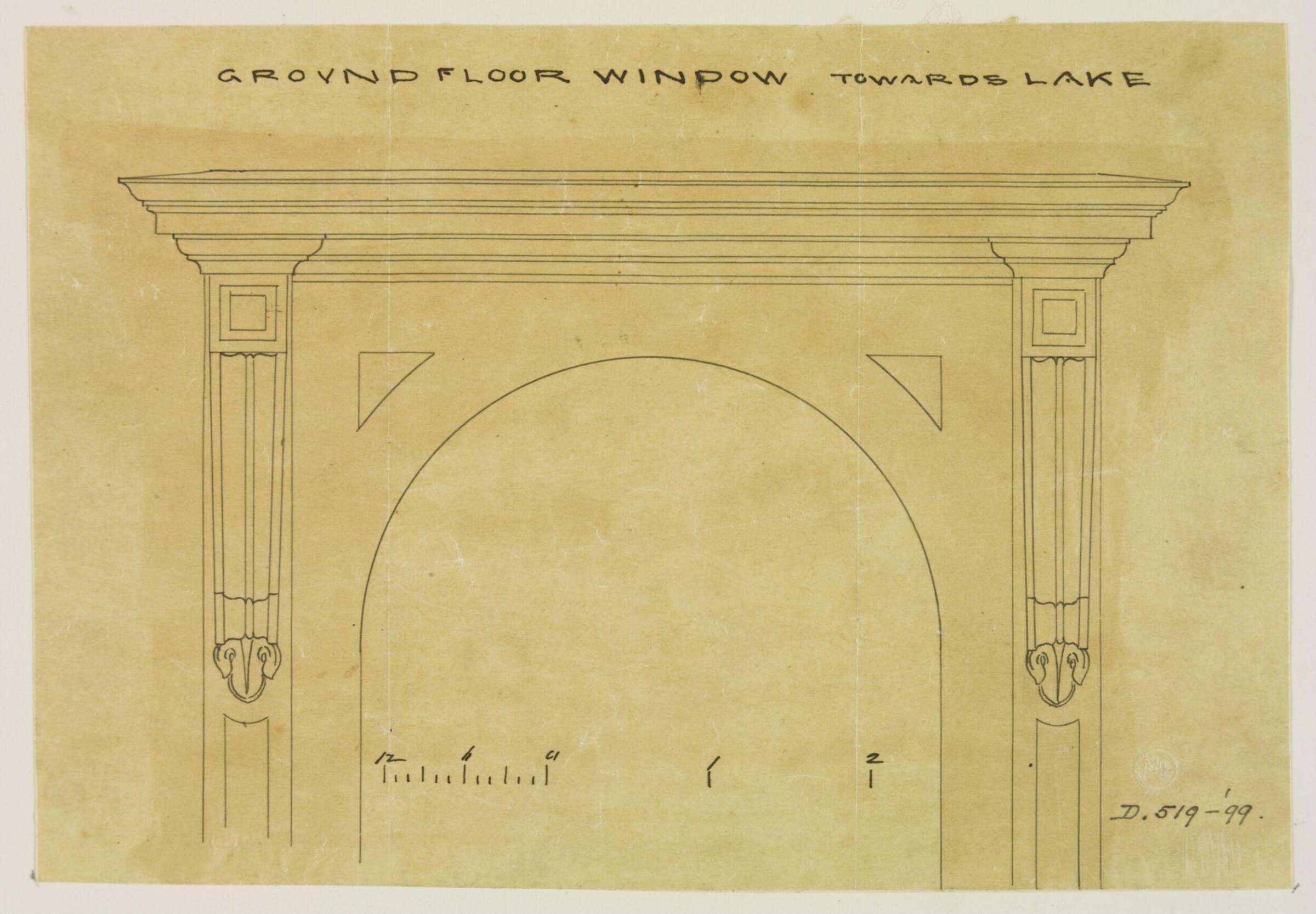Drawing, Brandon, 1849