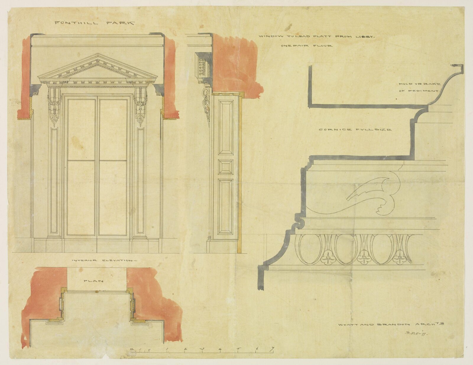 Drawing, Brandon, 1849