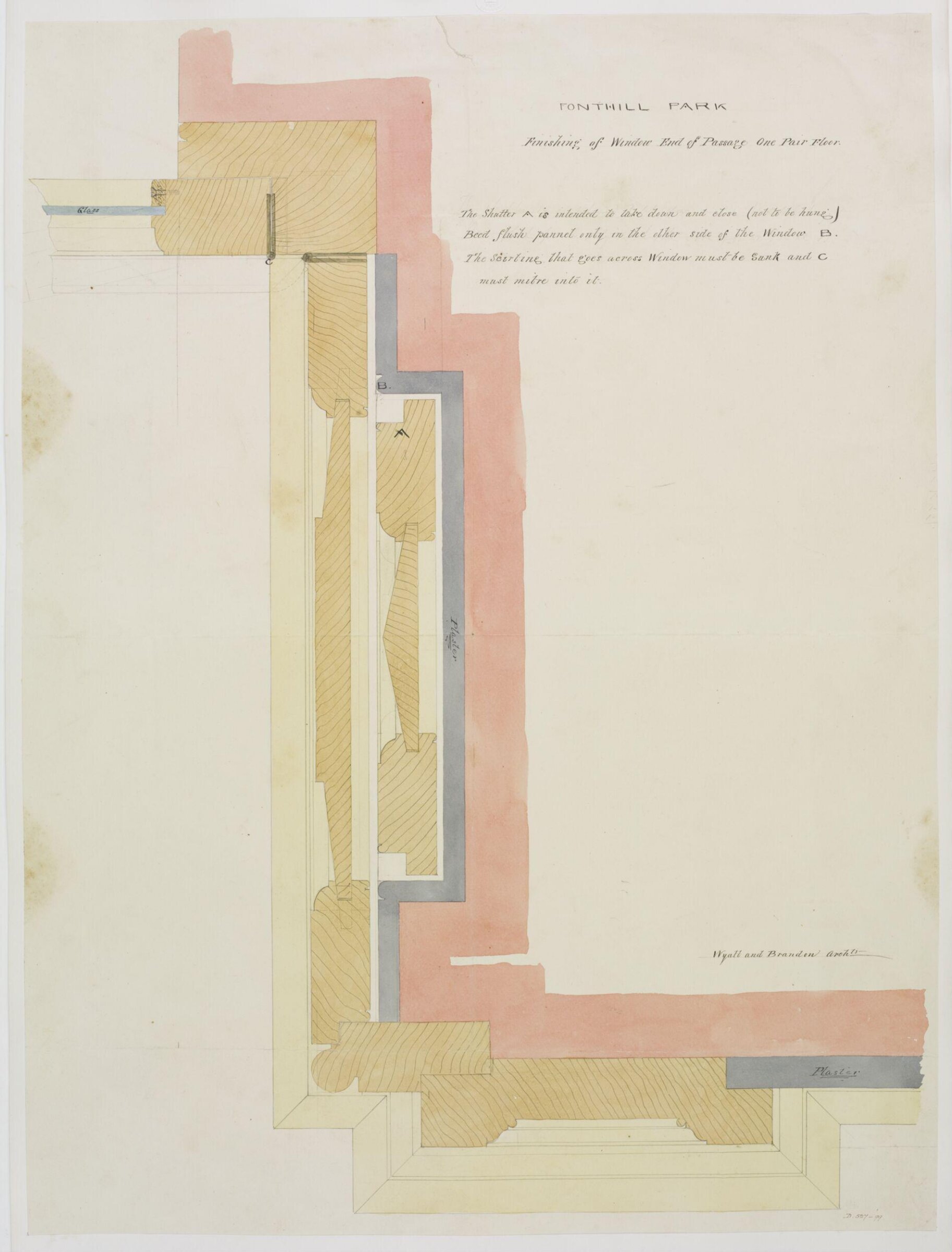 Drawing, Brandon, 1849