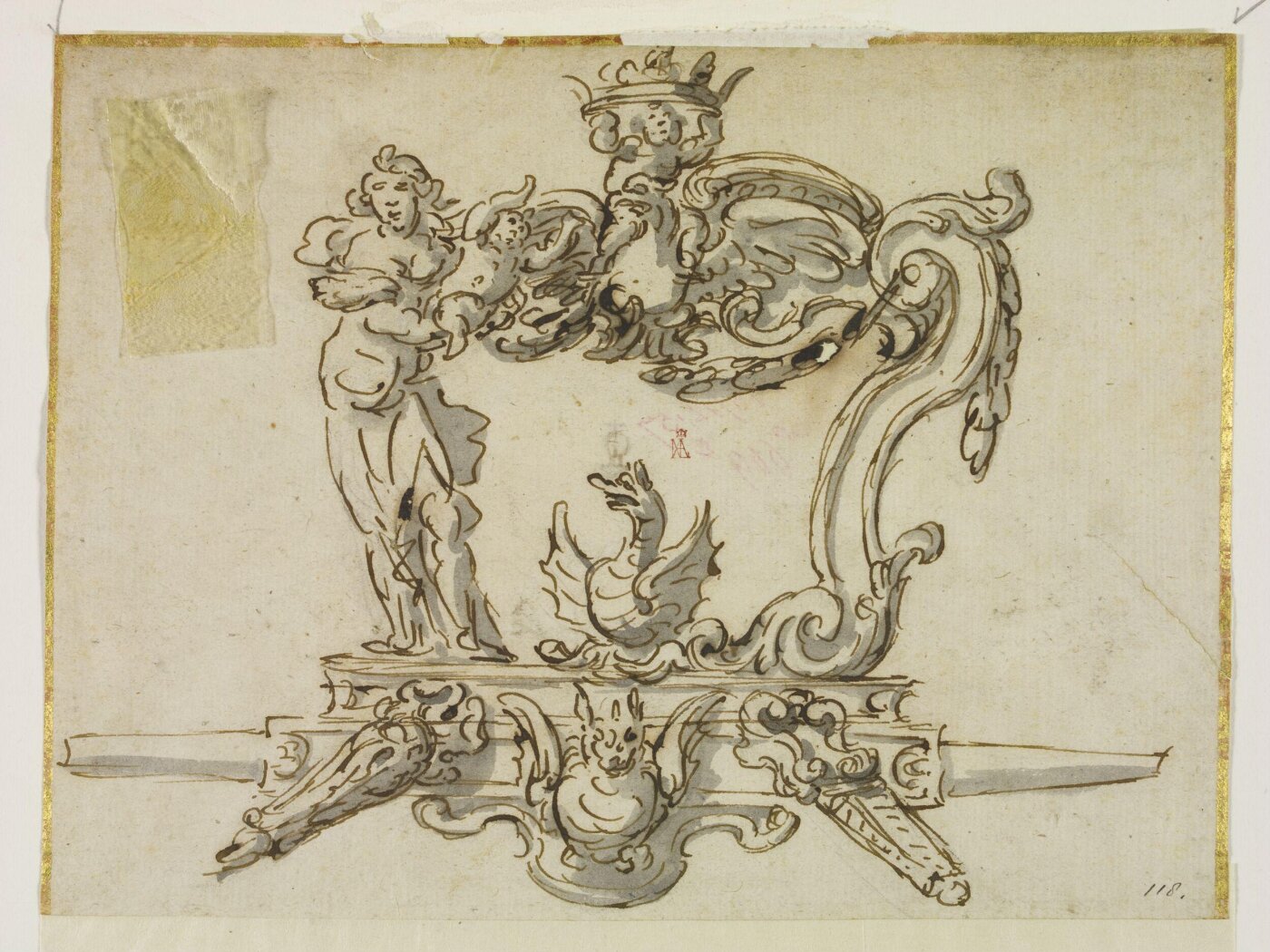 Unknown, Design for the front of a coach