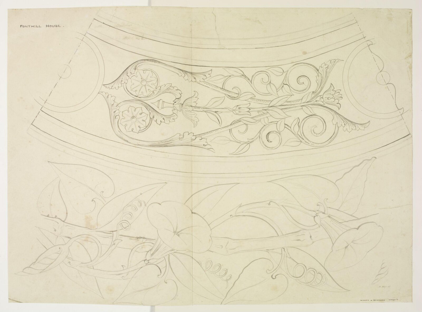 Drawing, Brandon, 1849