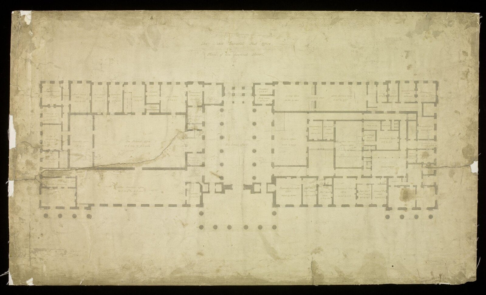 Drawing, Robert Smirke, 1824