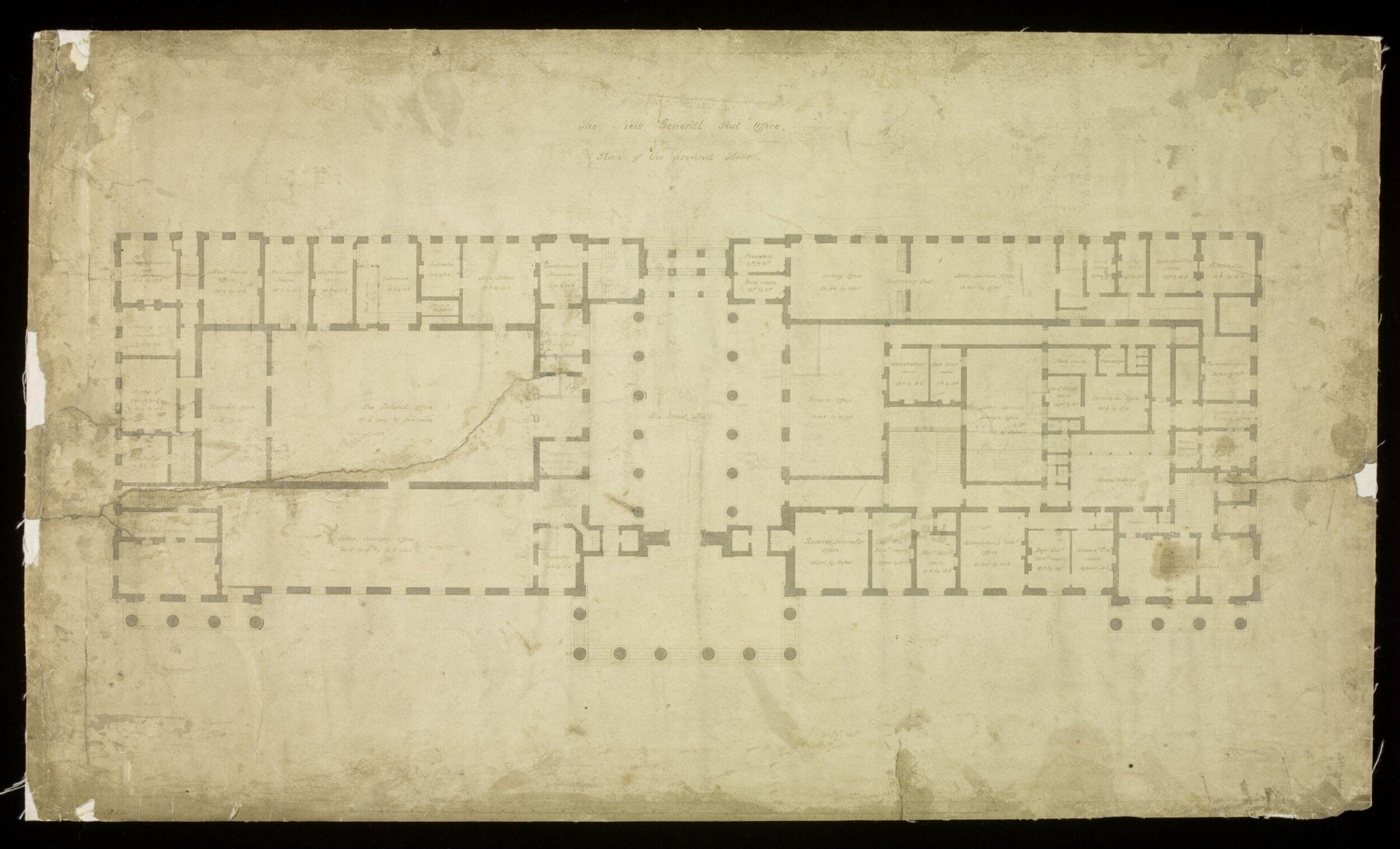 Drawing, Robert Smirke, 1824