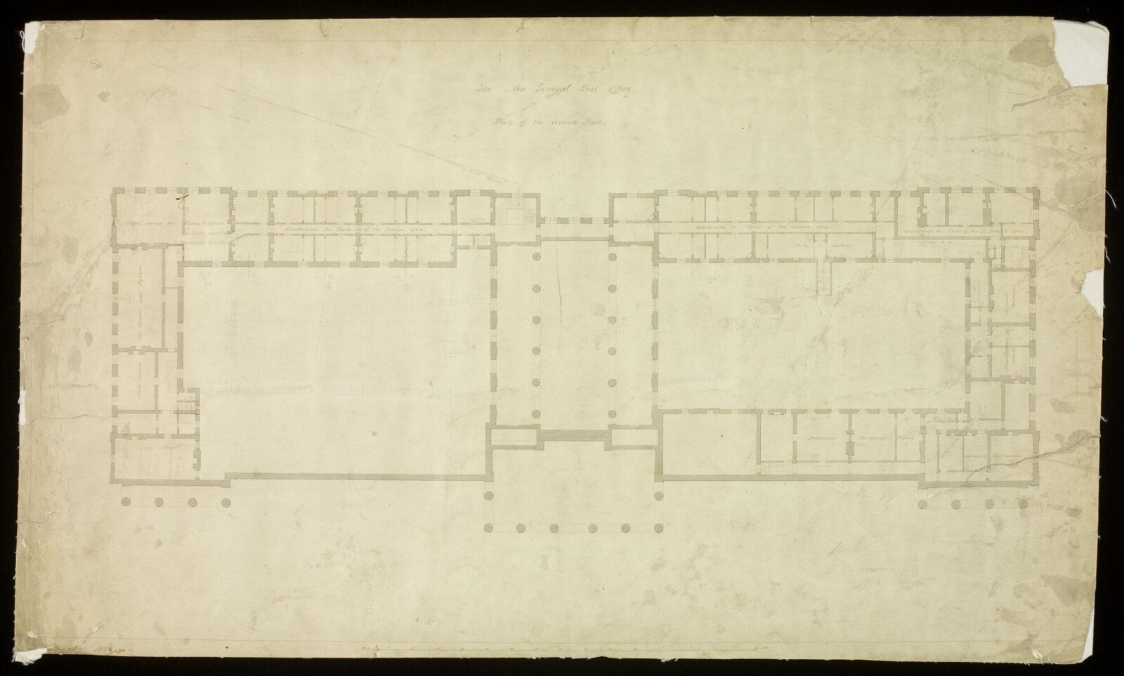 Drawing, Robert Smirke, 1824