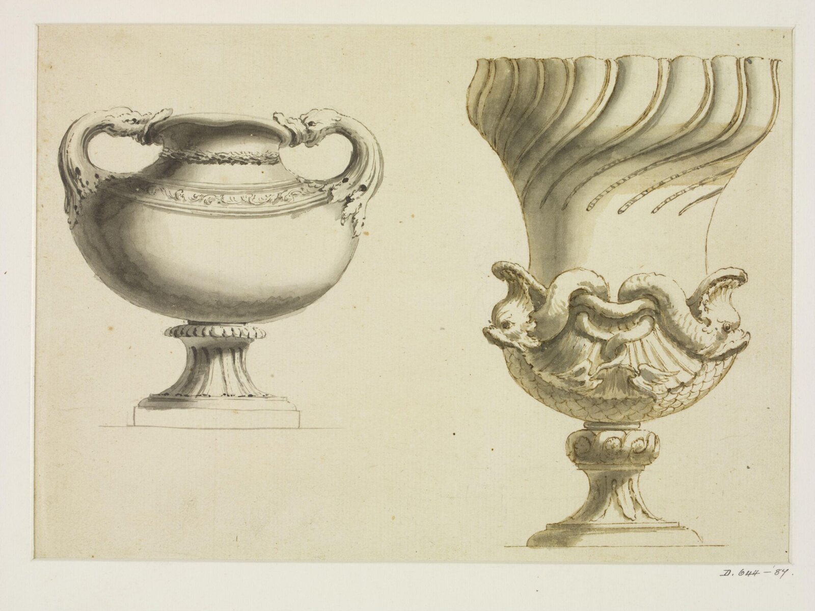 Drawing, attributed to Alexandre Petitot Ennemond, 18th century