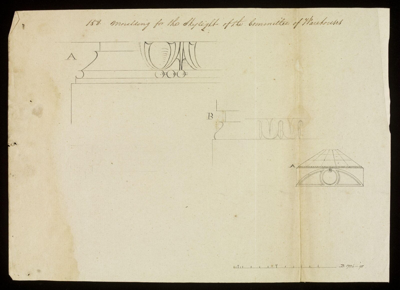 Drawing, Richard Jupp, 1797-98.