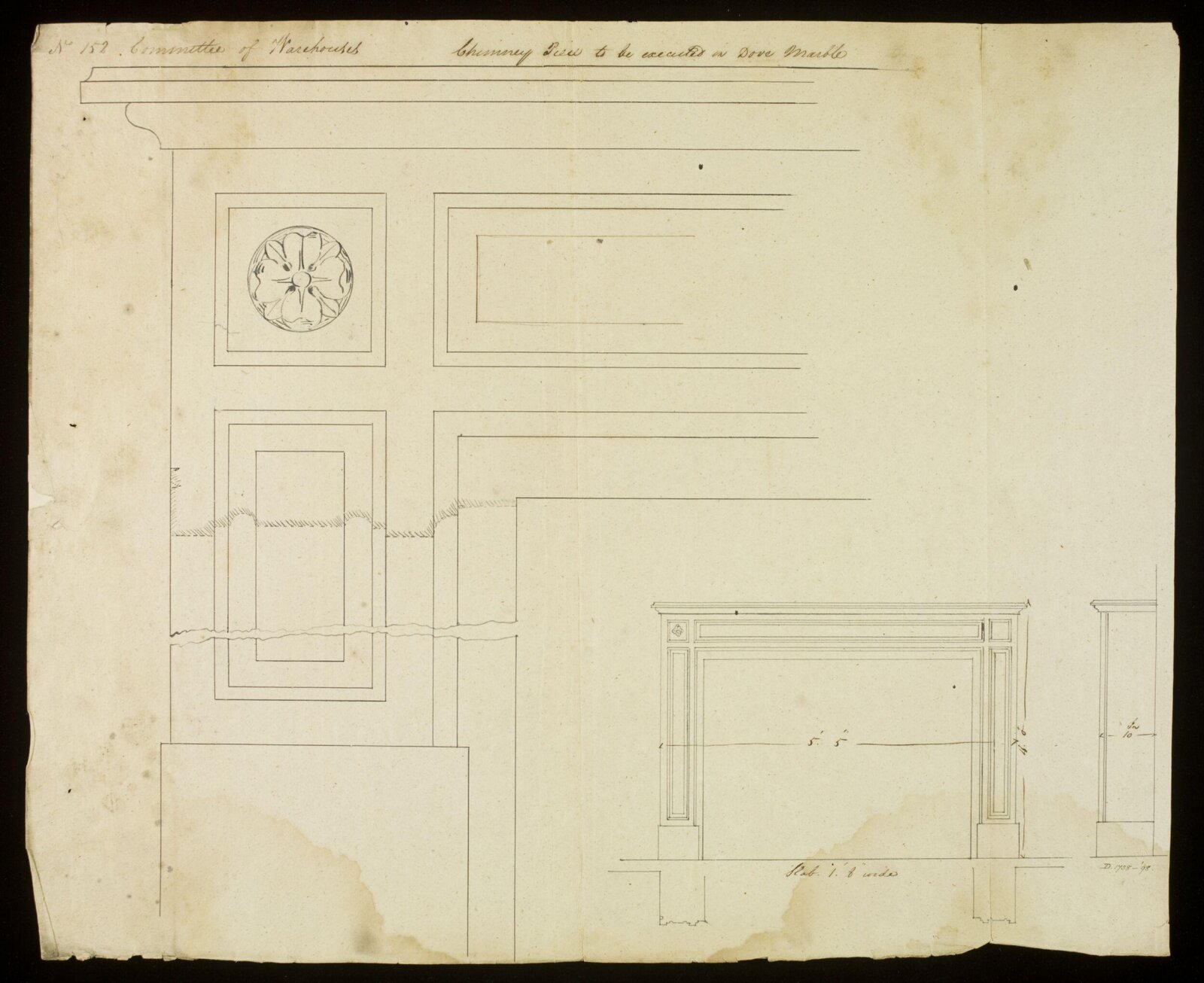 Drawing, Richard Jupp, 1797-98.