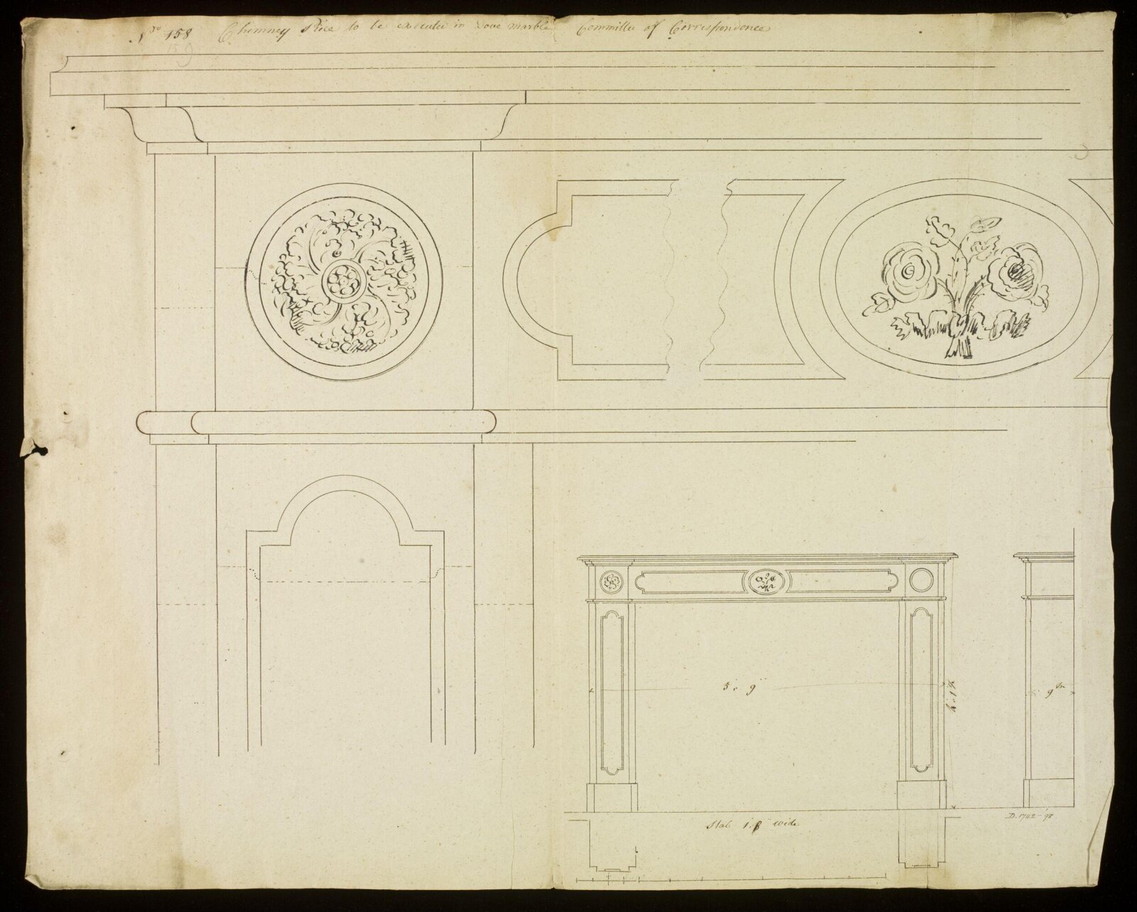 Drawing, Richard Jupp, 1797-98.