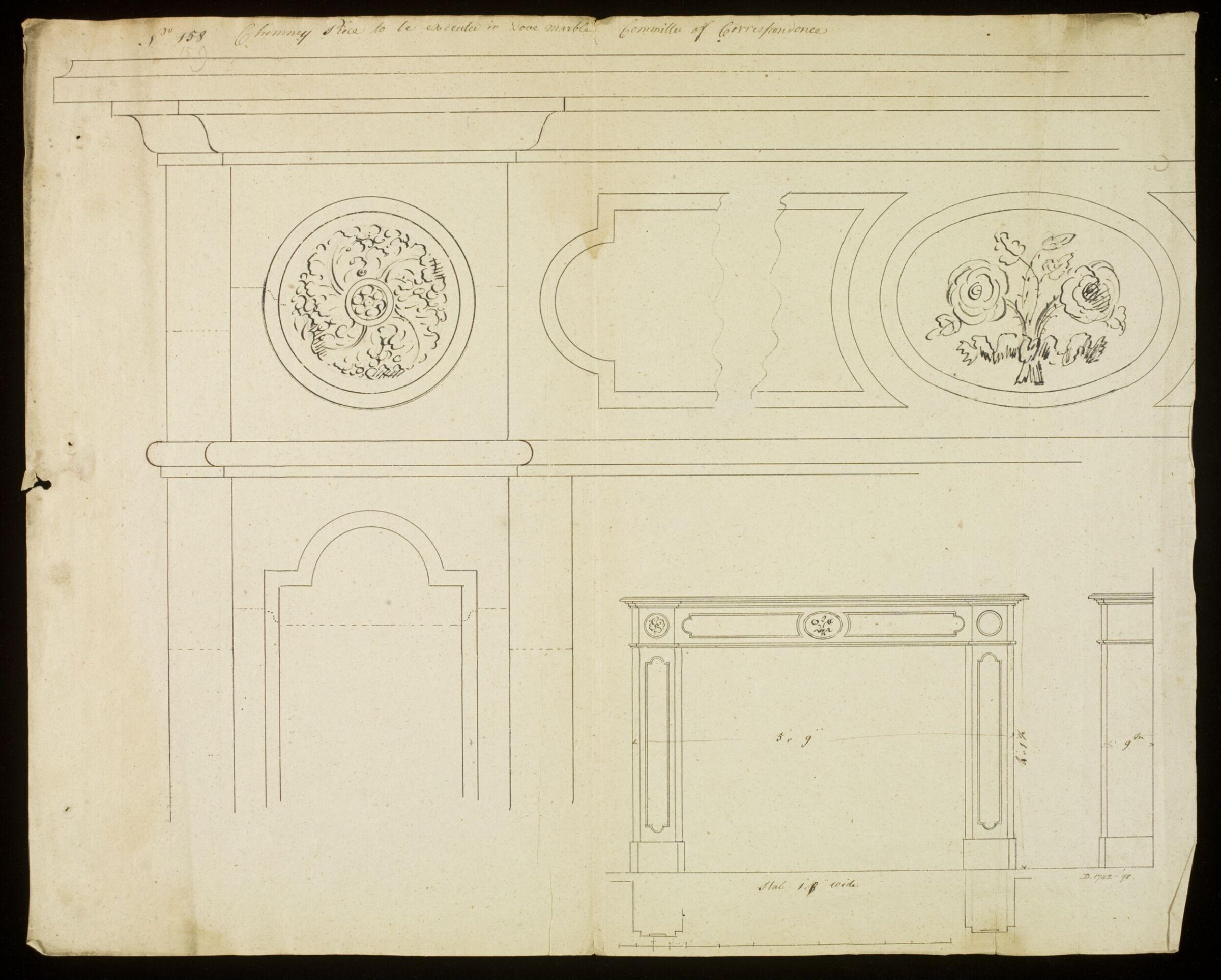 Drawing, Richard Jupp, 1797-98.