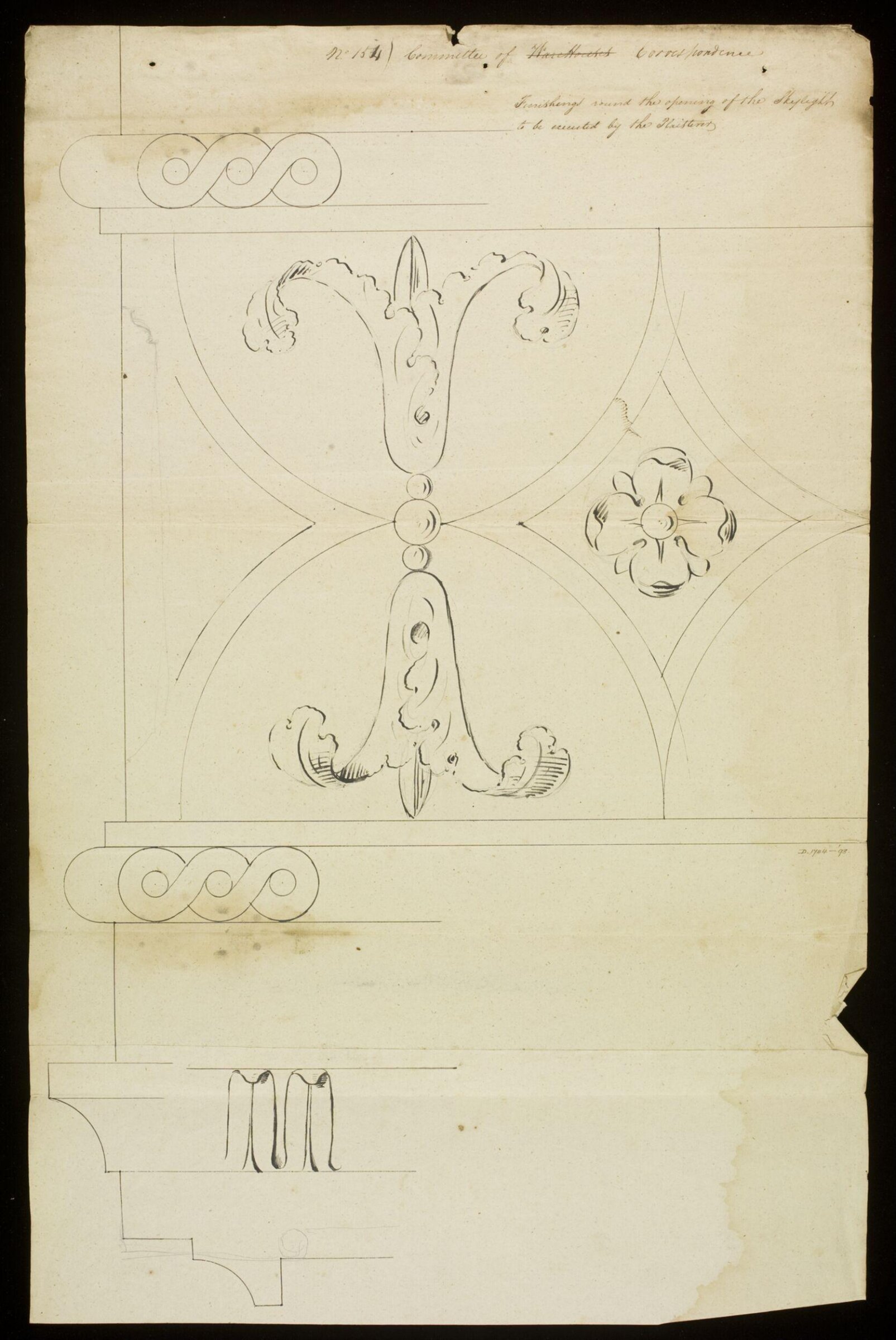 Drawing, Richard Jupp, 1797-98.