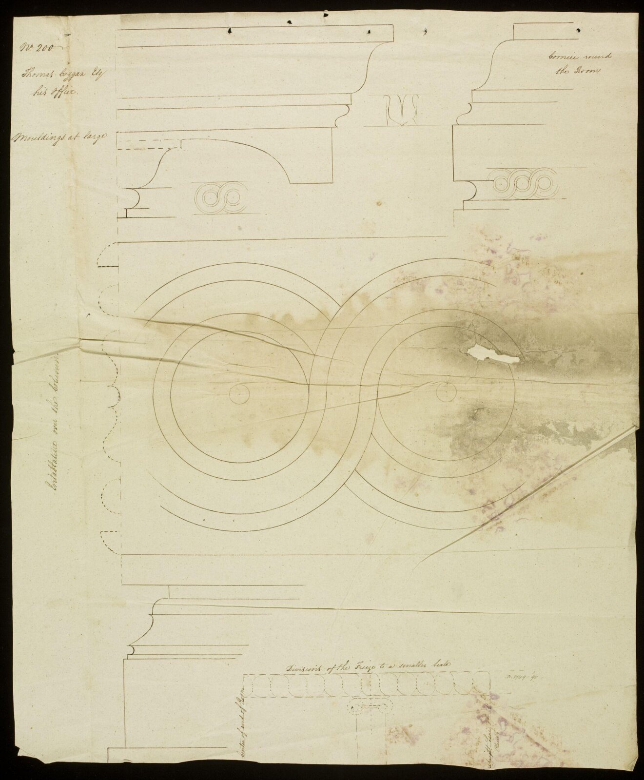 Drawing, Richard Jupp, 1797-98.