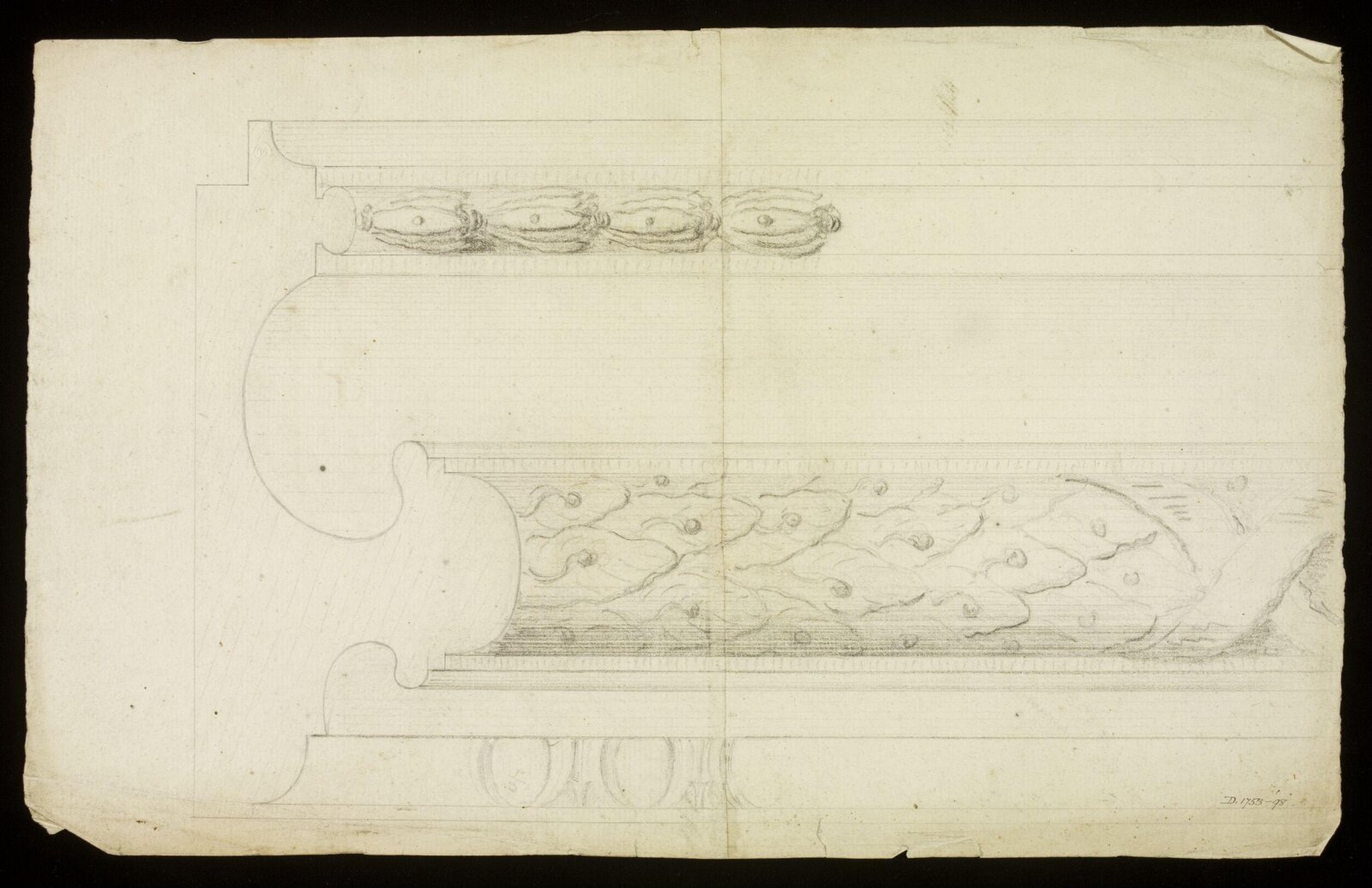 Drawing, Richard Jupp, 1797-98.