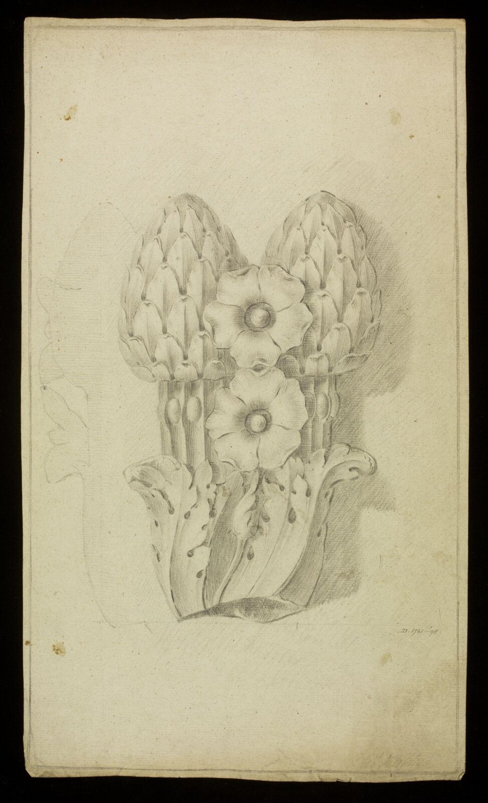 Drawing, Richard Jupp, 1797-98.