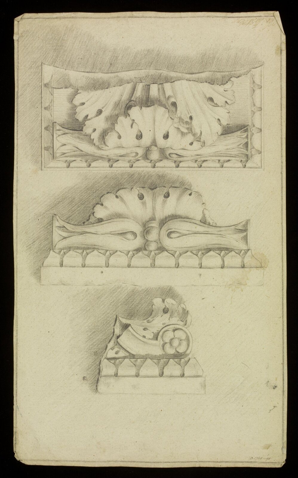 Drawing, Richard Jupp, 1797-98.