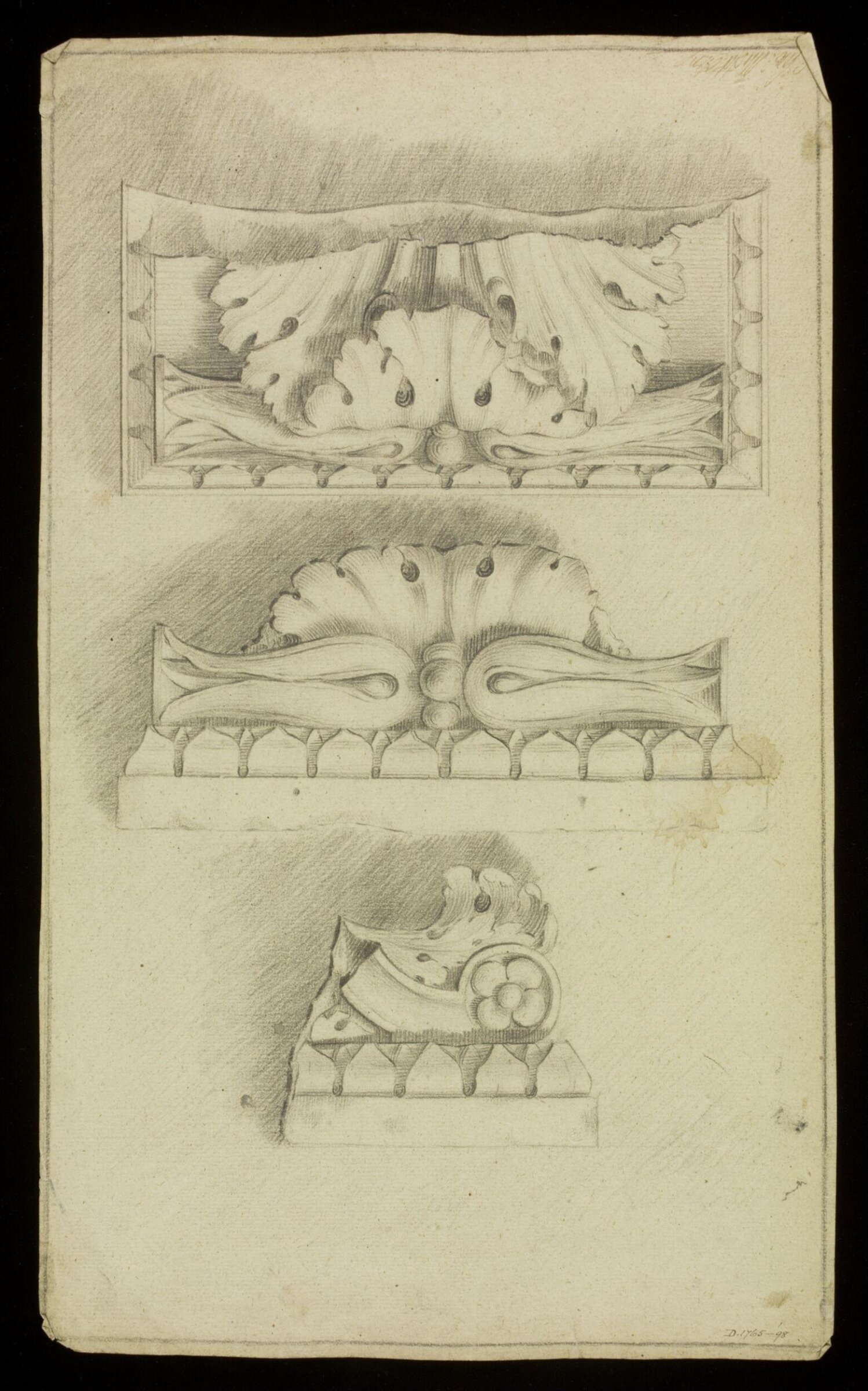 Drawing, Richard Jupp, 1797-98.