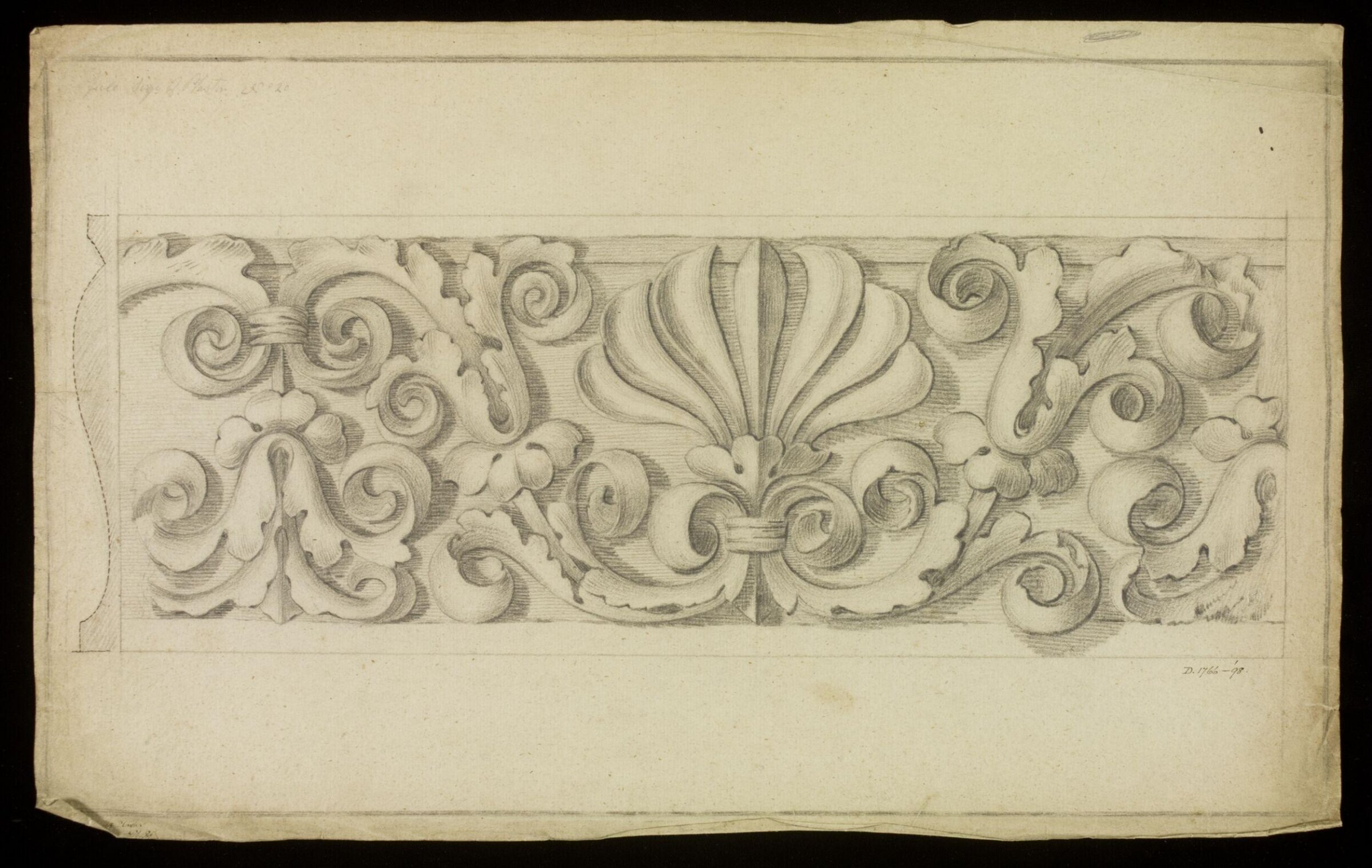 Drawing, Richard Jupp, 1797-98.