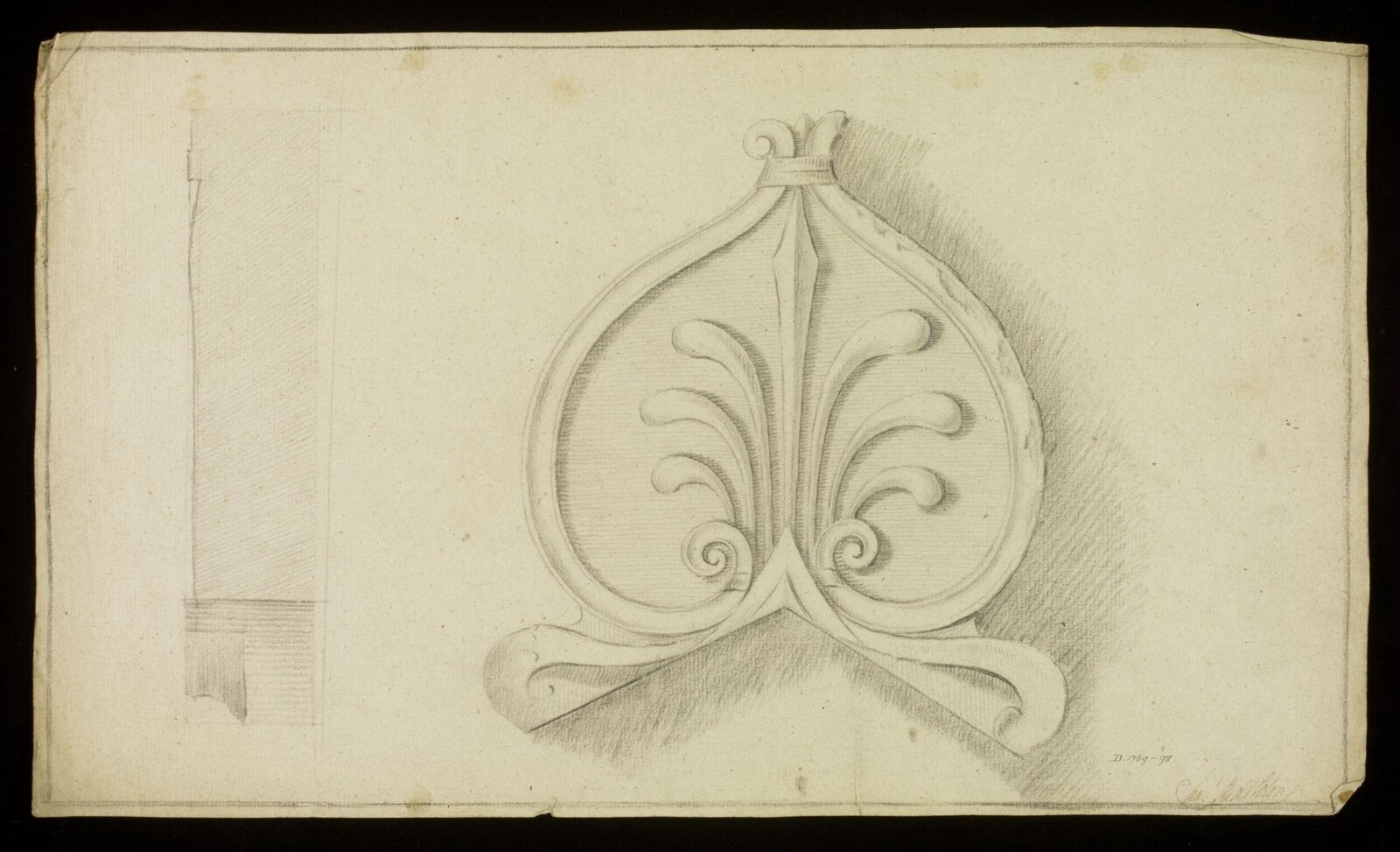 Drawing, Richard Jupp, 1797-98.