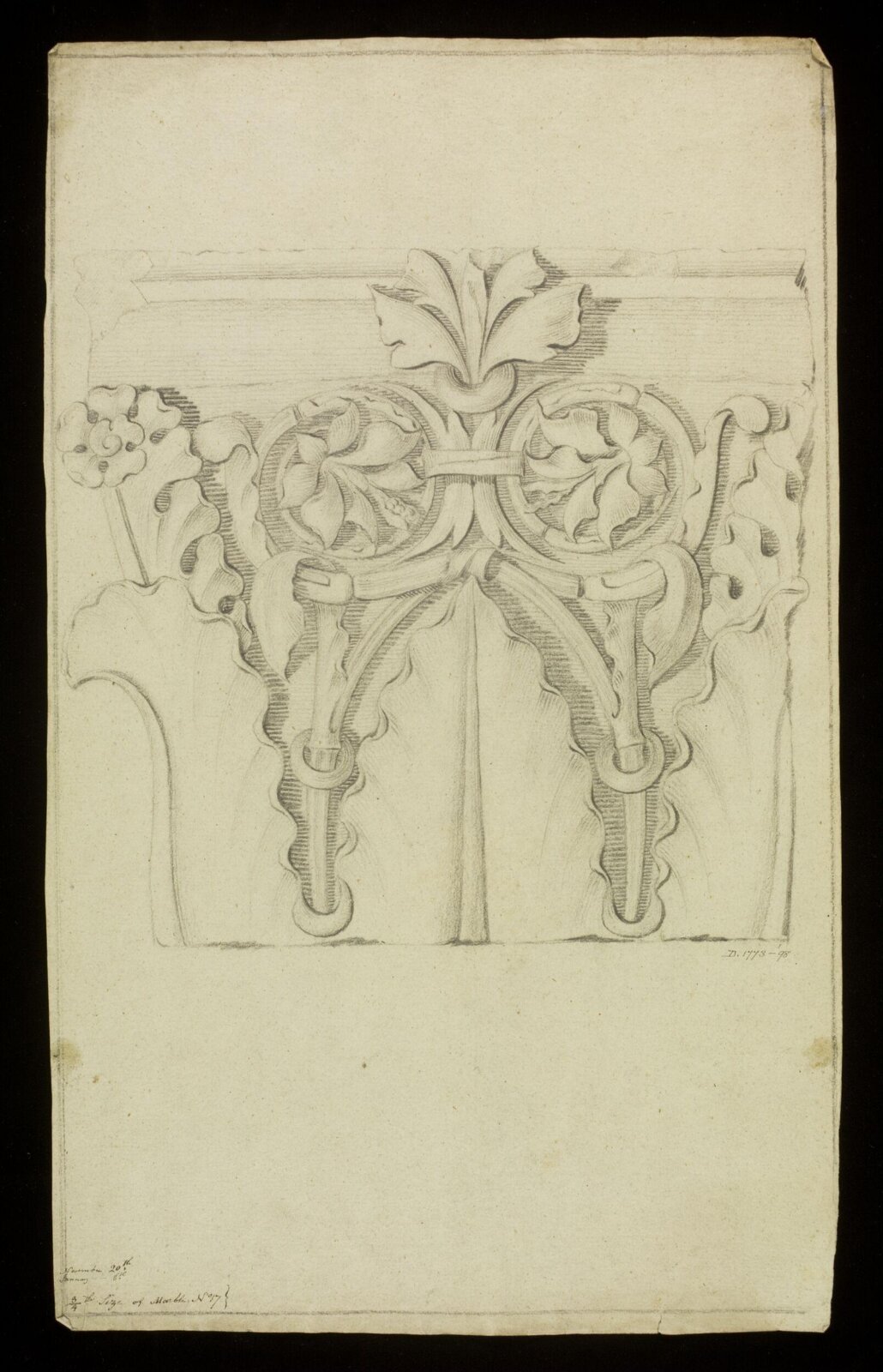 Drawing, Richard Jupp, 1797-98.