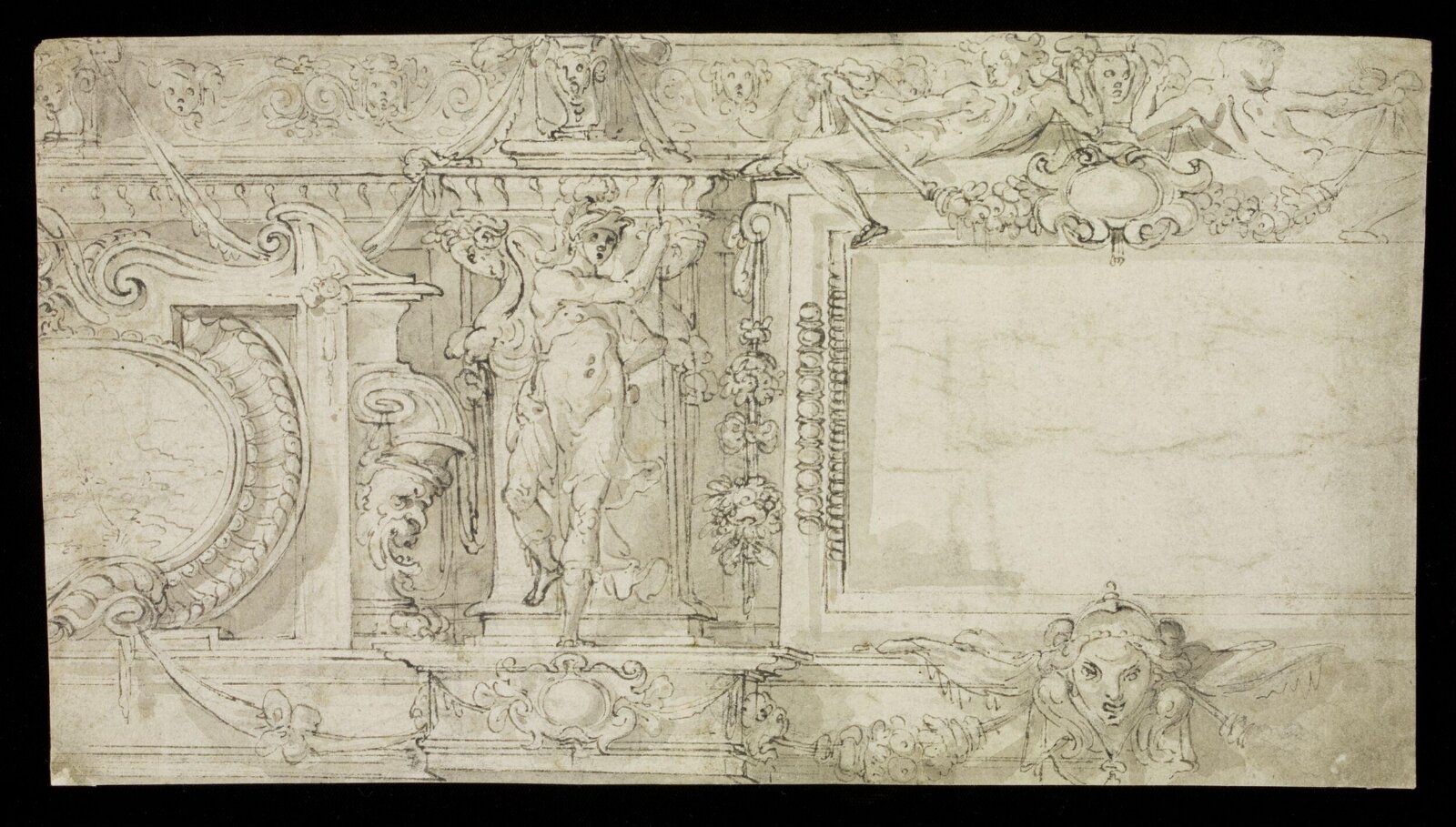 Design for a frieze, late 16th century