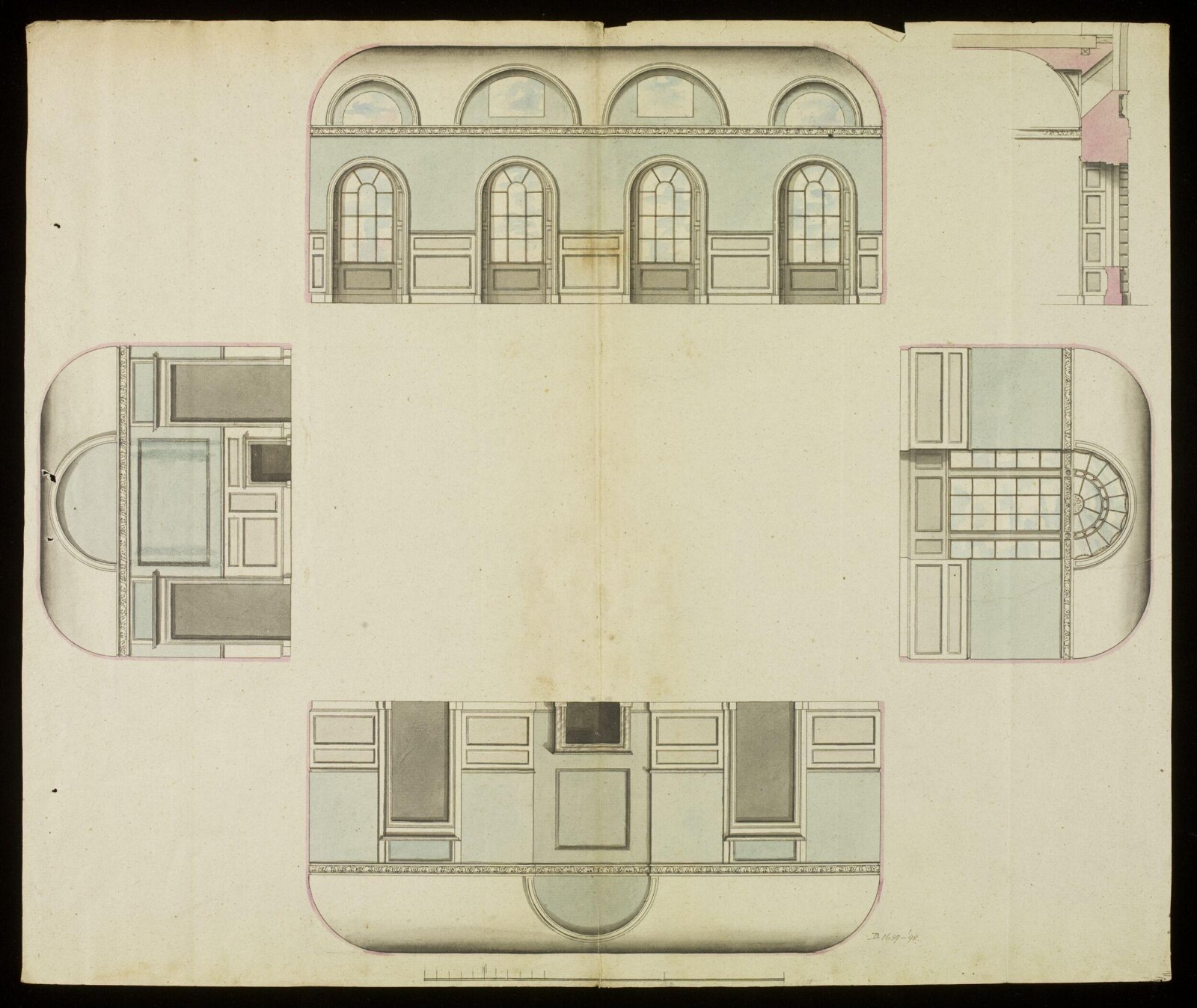 Drawing, Richard Jupp, 1797-98.