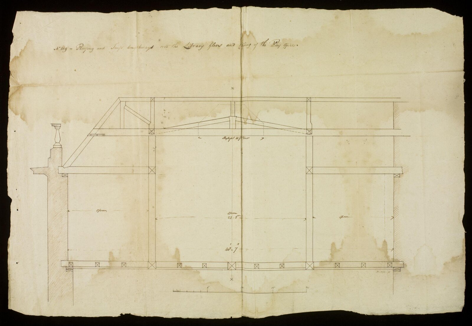 Drawing, Richard Jupp, 1797-98.