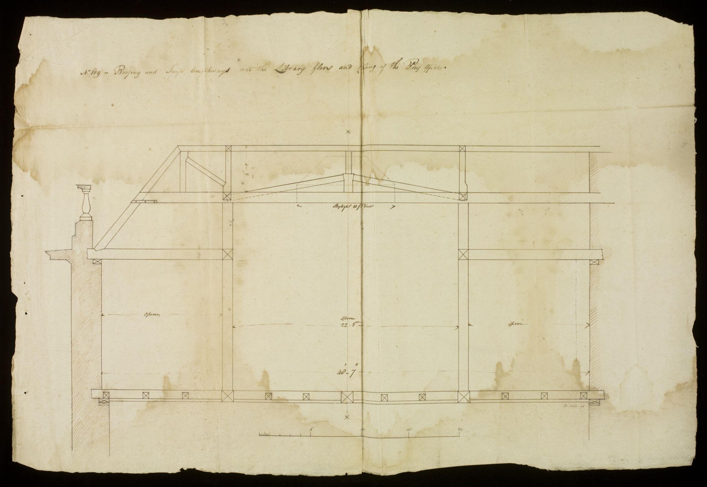 Drawing, Richard Jupp, 1797-98.