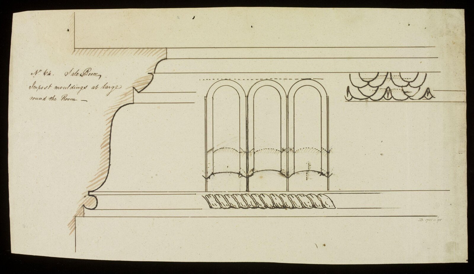 Drawing, Richard Jupp, 1797-98.