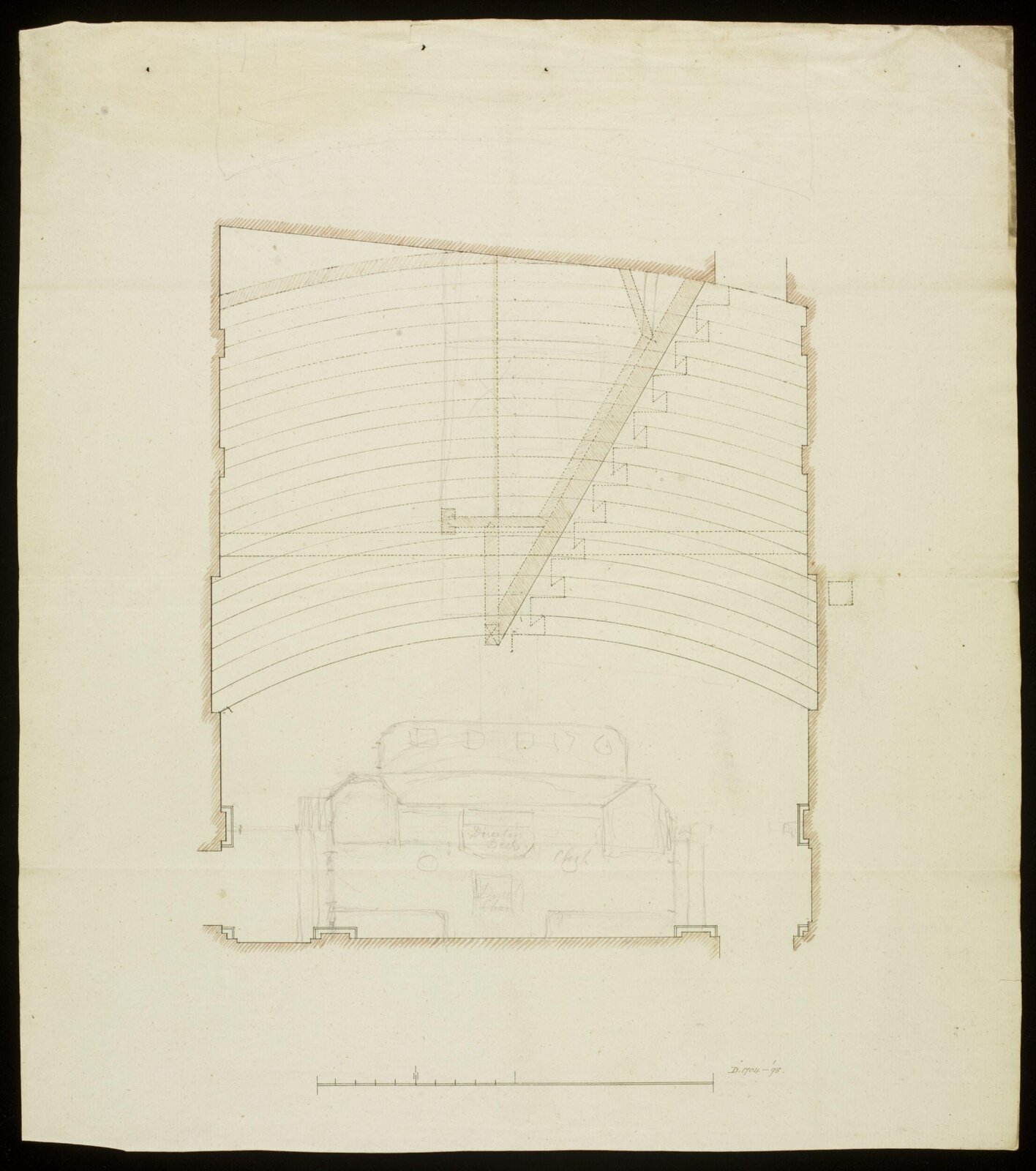 Drawing, Richard Jupp, 1797-98.