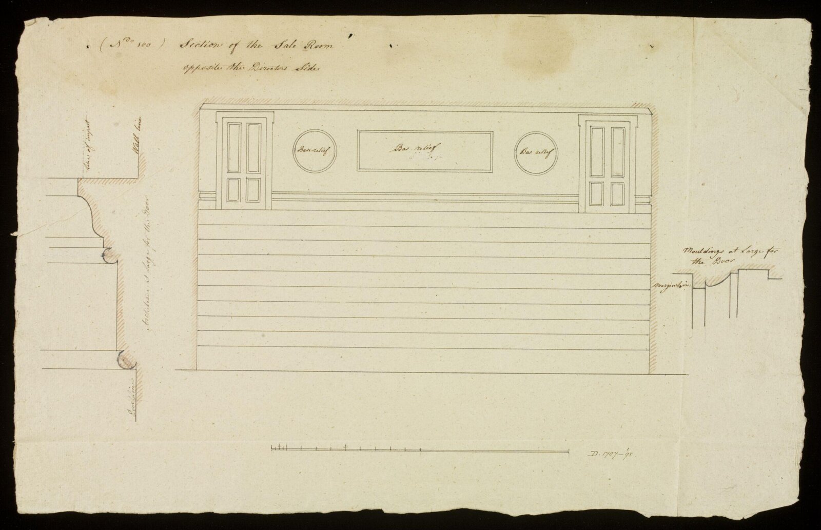 Drawing, Richard Jupp, 1797-98.