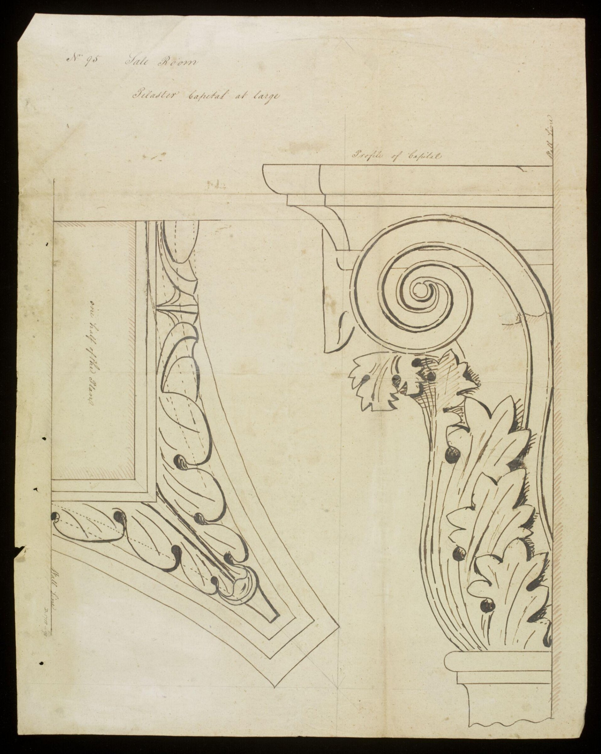 Drawing, Richard Jupp, 1797-98.