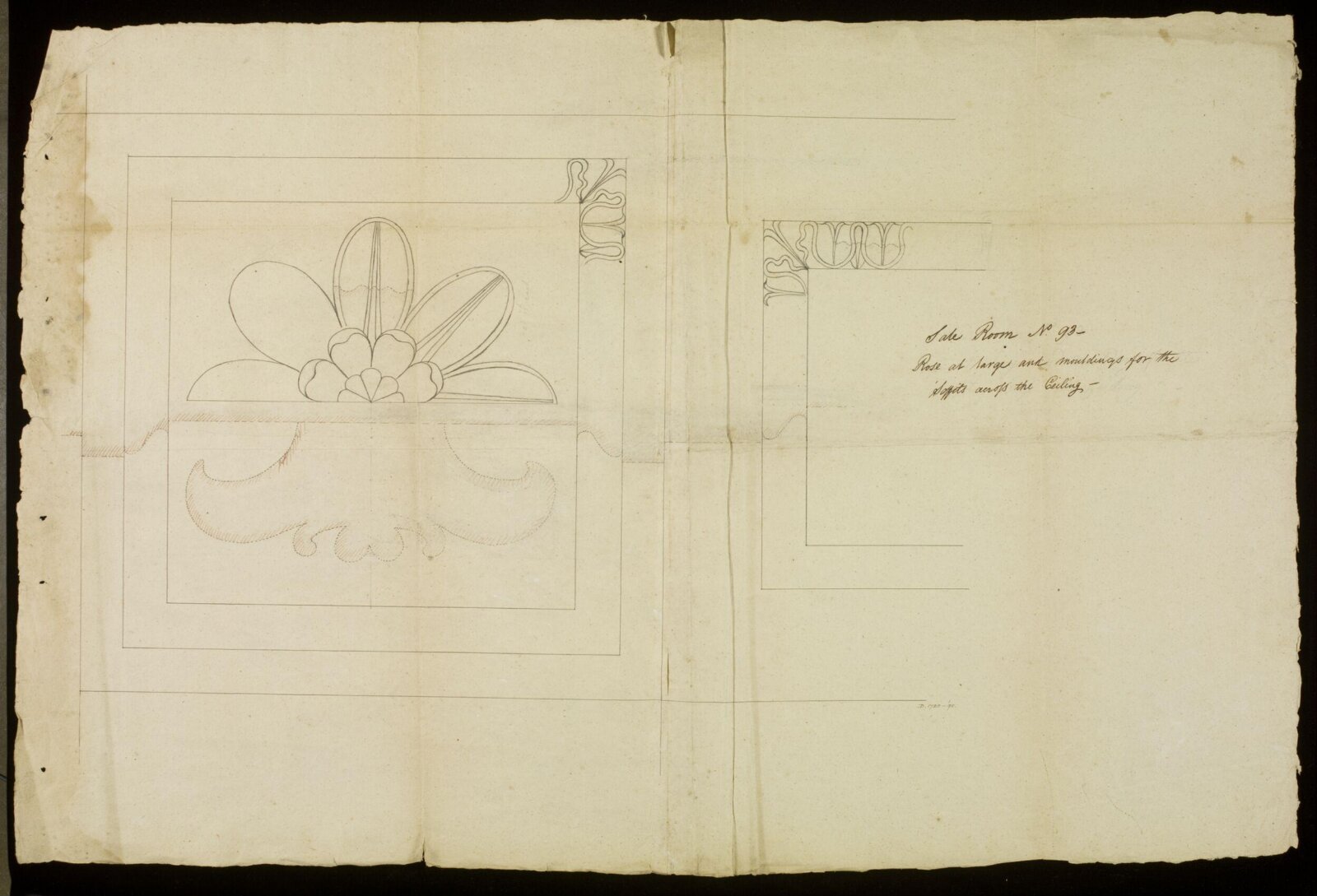 Drawing, Richard Jupp, 1797-98.