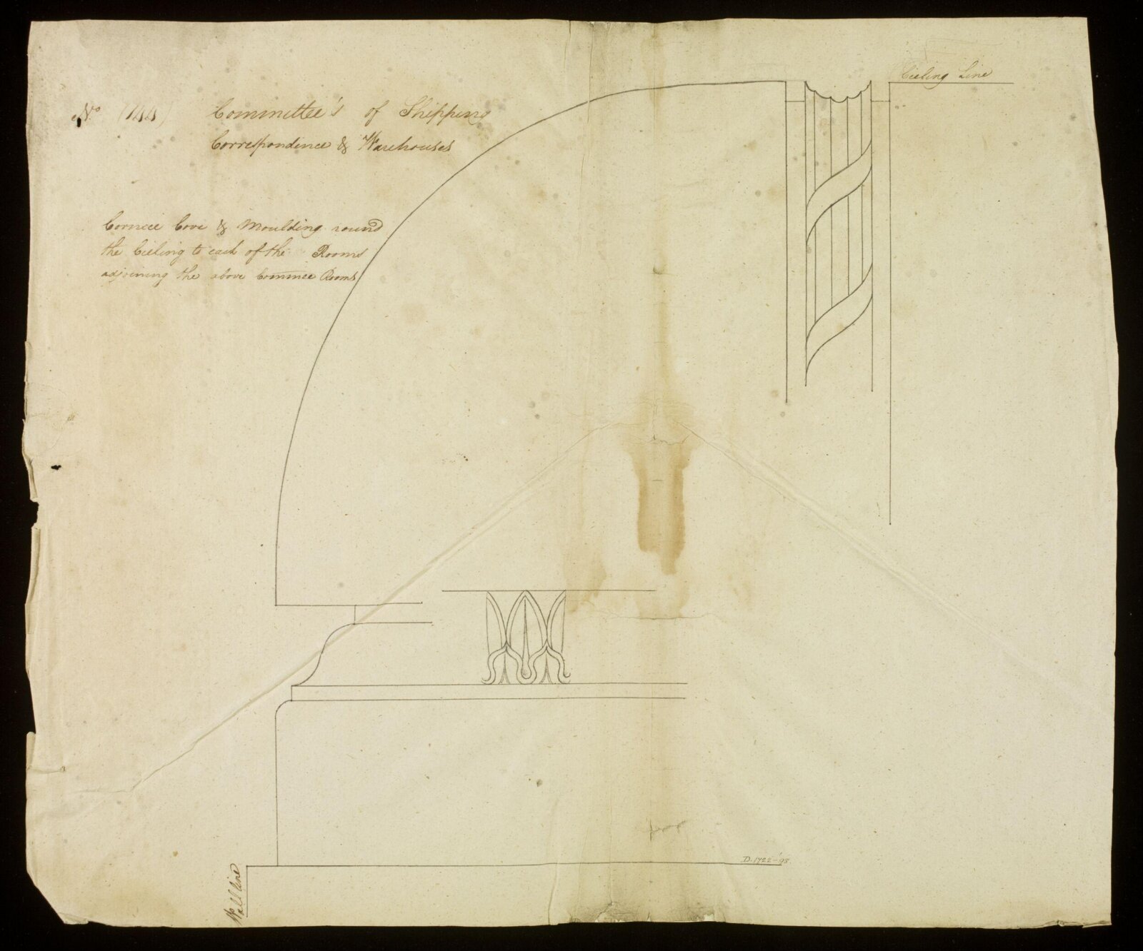 Drawing, Richard Jupp, 1797-98.