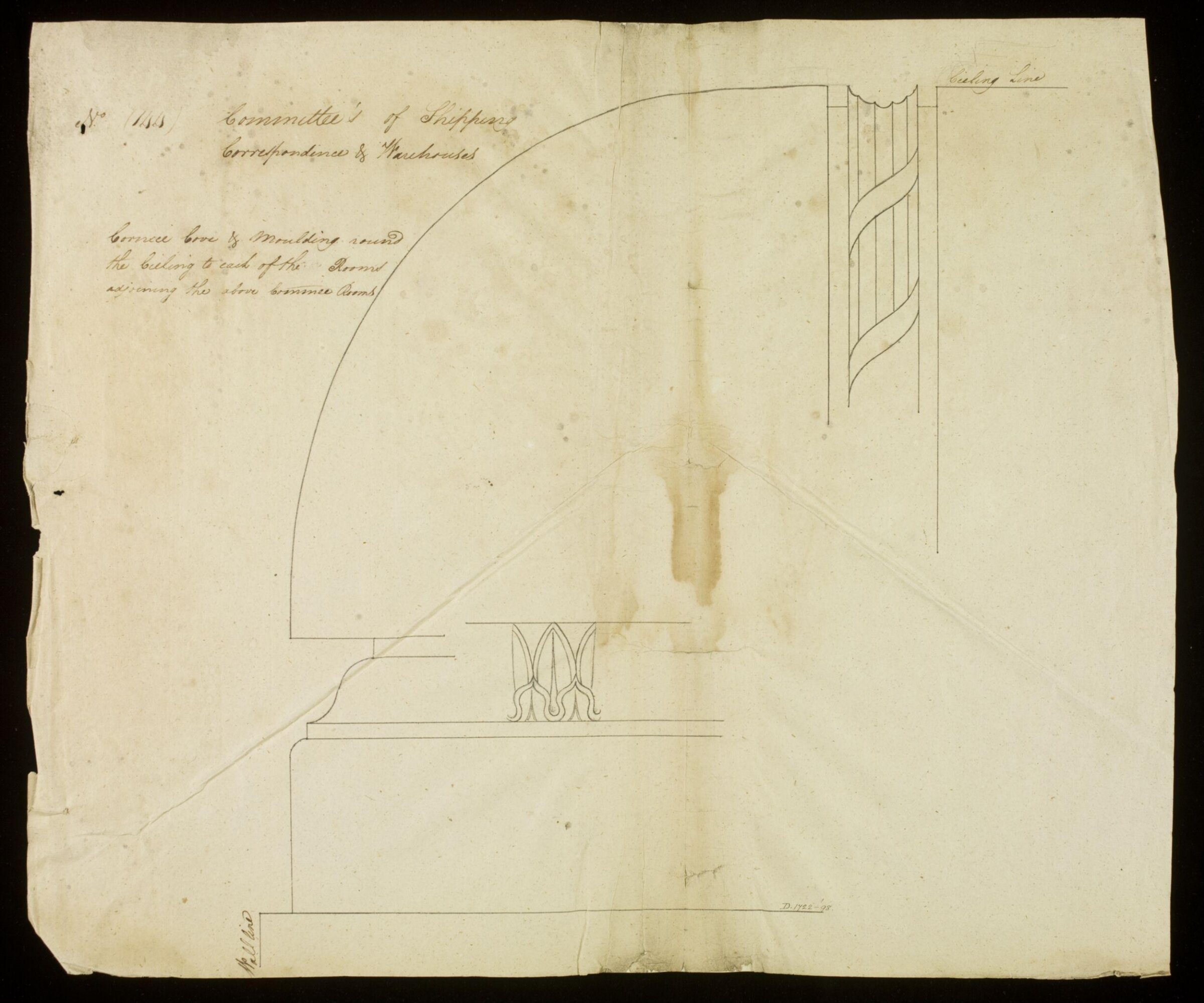 Drawing, Richard Jupp, 1797-98.