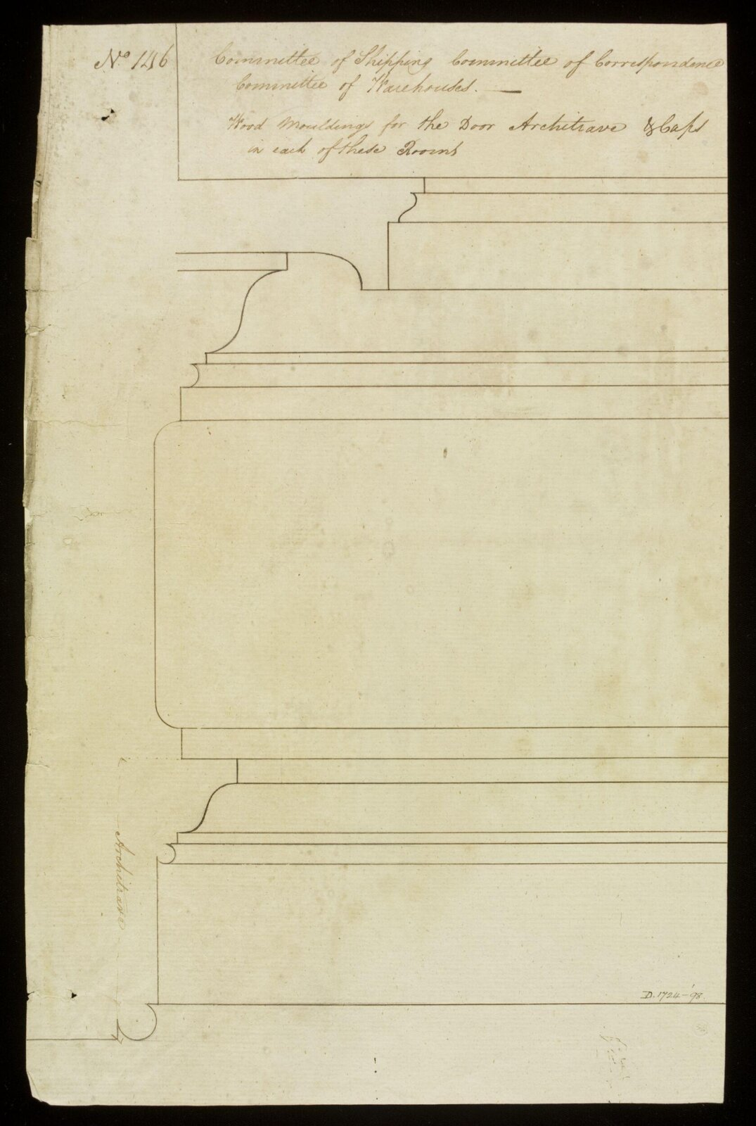 Drawing, Richard Jupp, 1797-98.