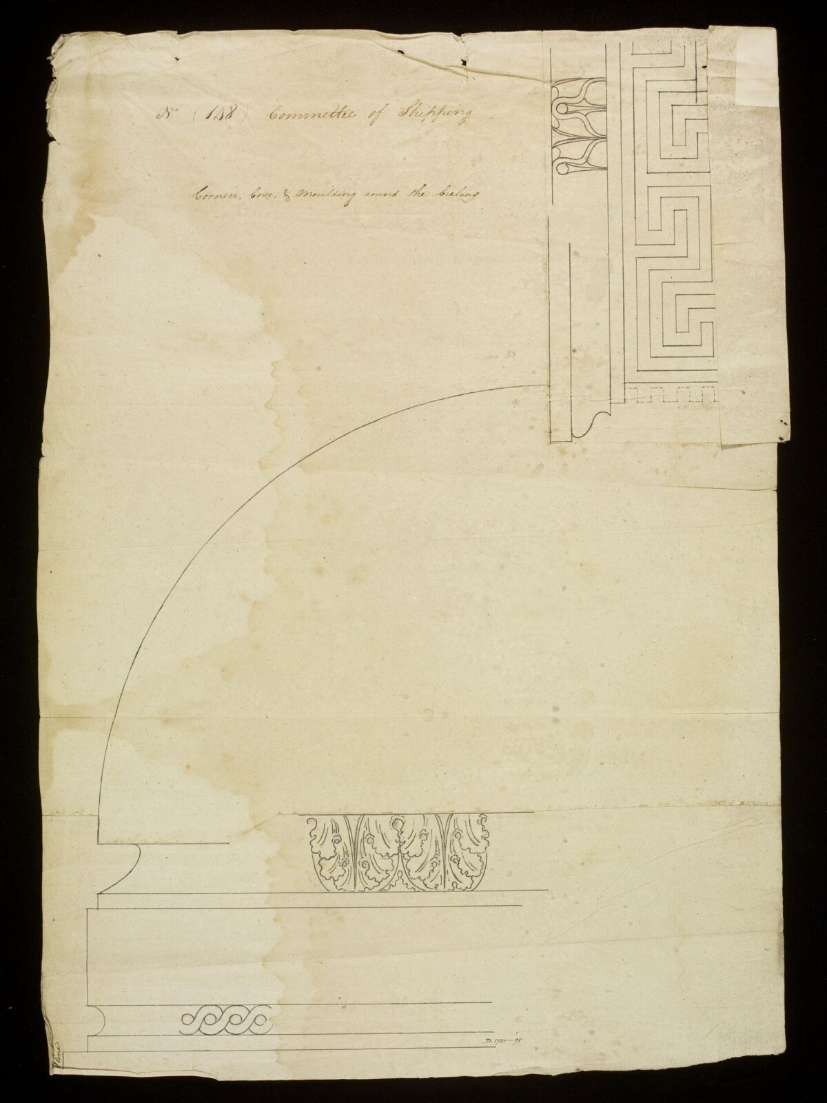 Drawing, Richard Jupp, 1797-98.