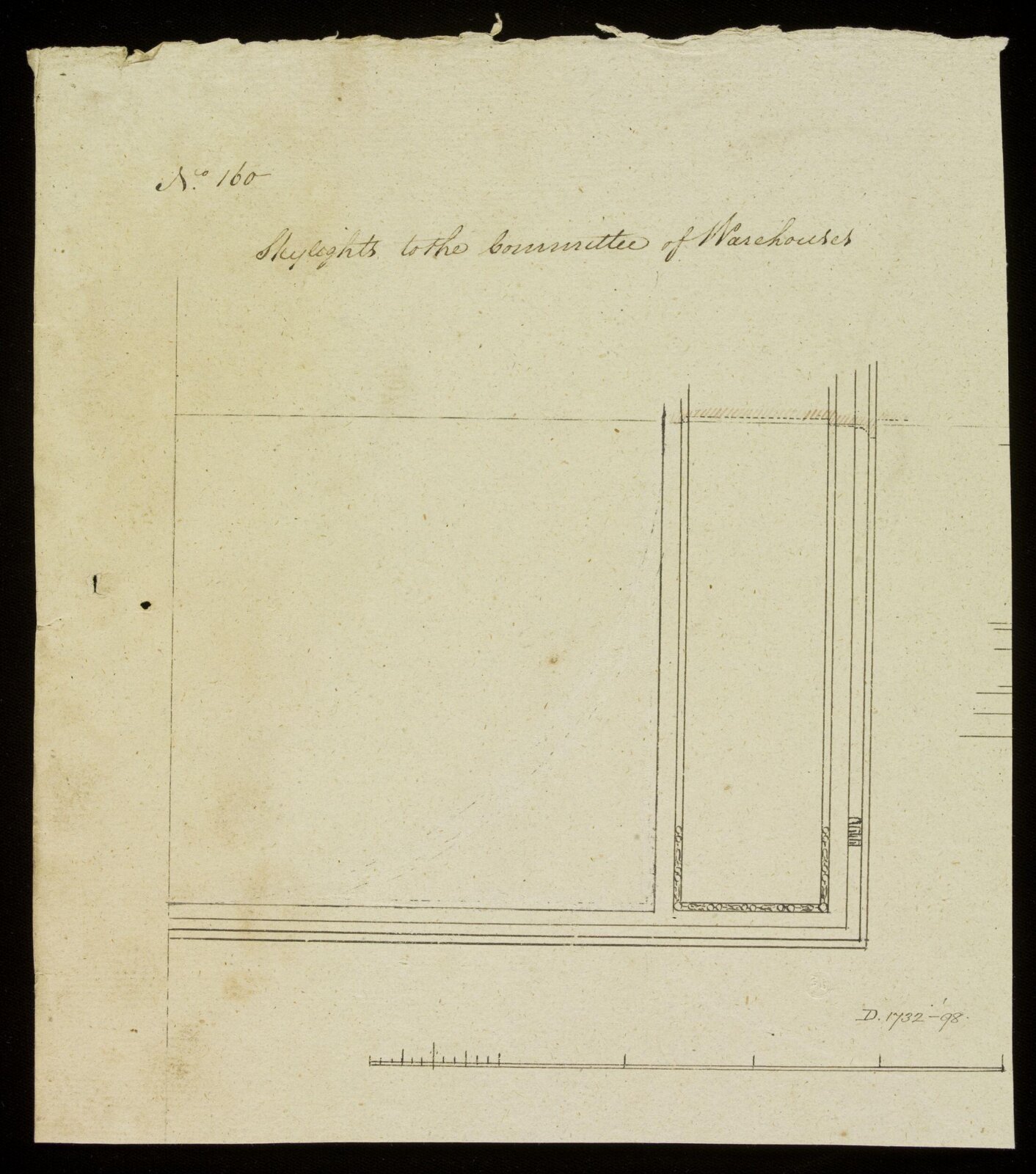 Drawing, Richard Jupp, 1797-98.