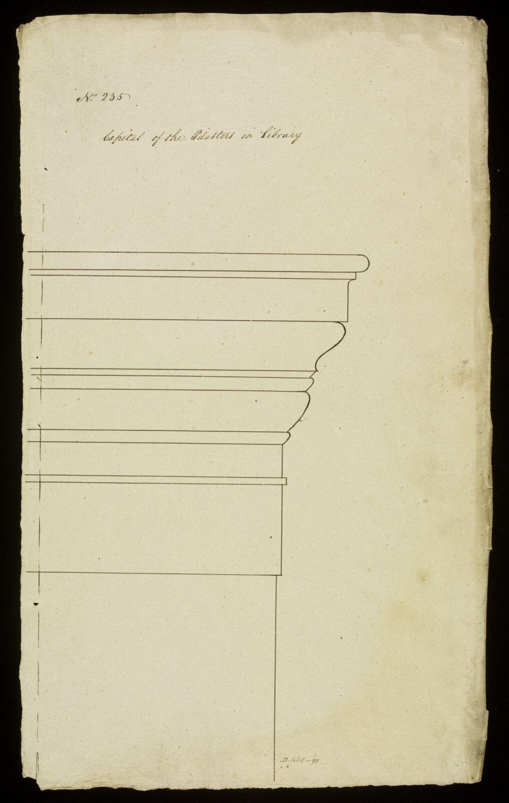 Drawing, Richard Jupp, 1797-98.