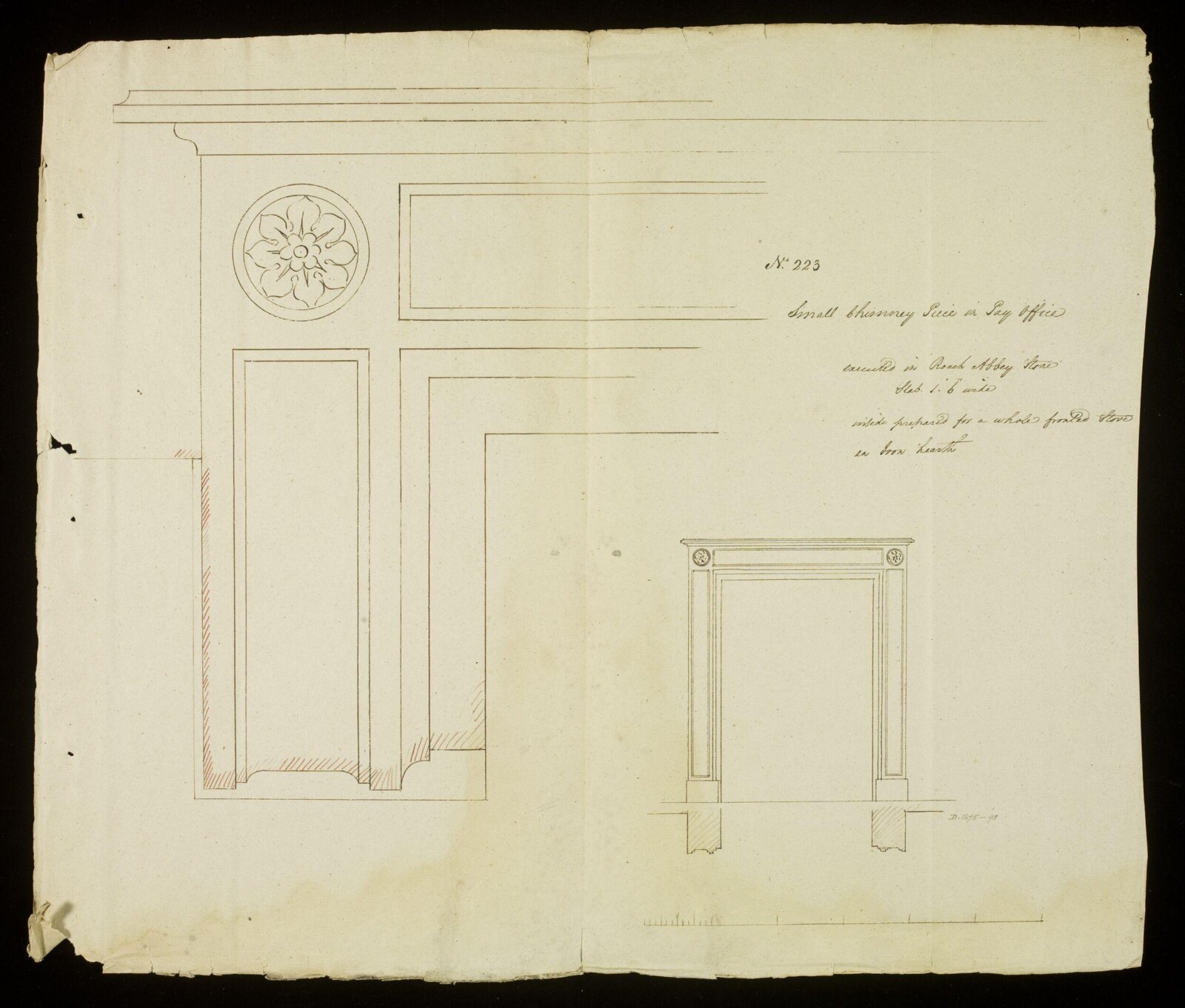 Drawing, Richard Jupp, 1797-98.