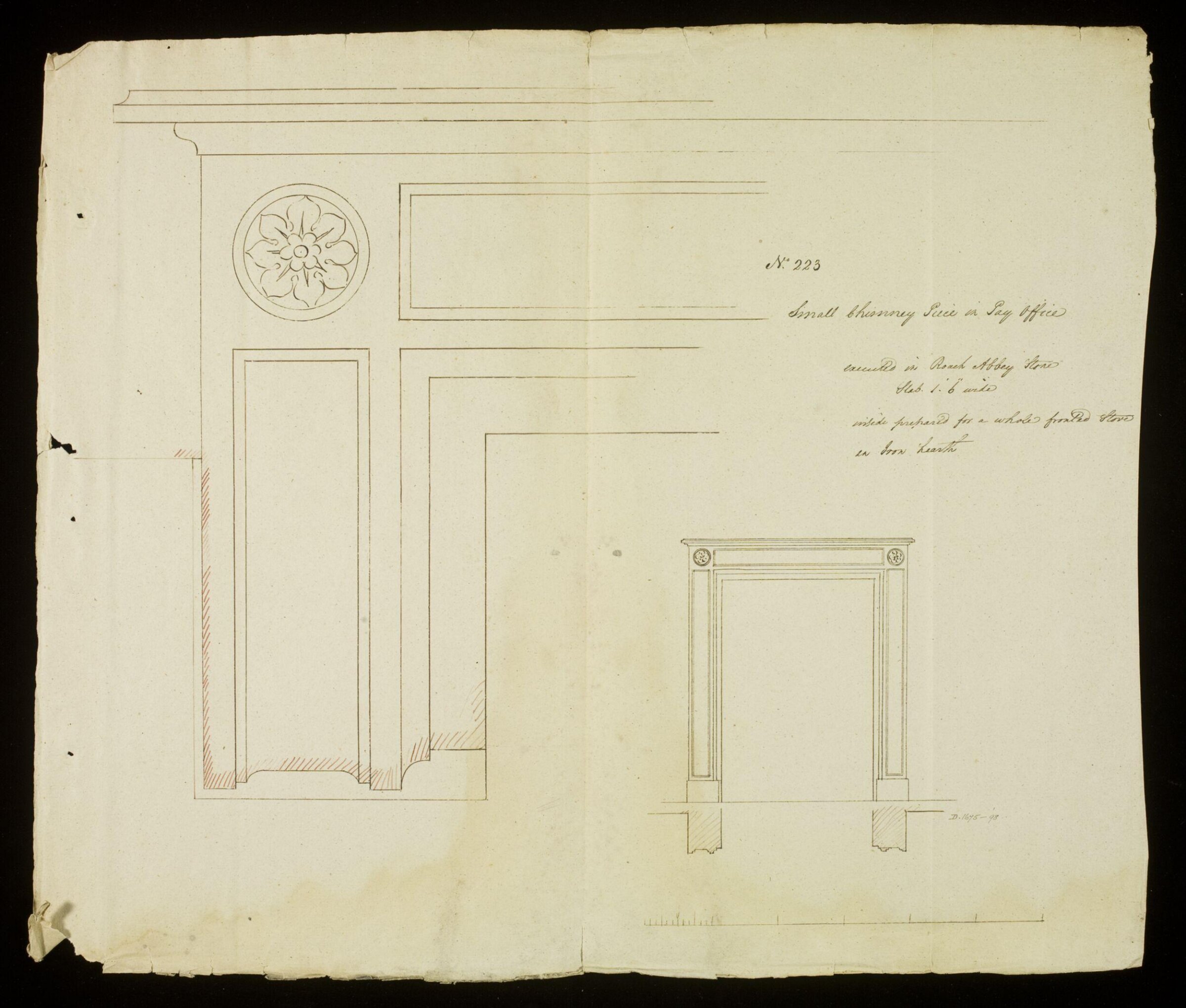 Drawing, Richard Jupp, 1797-98.