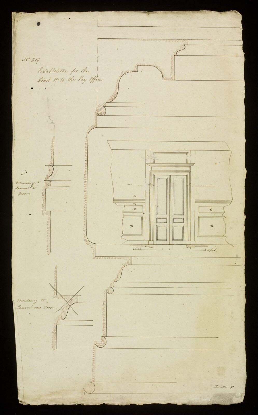 Drawing, Richard Jupp, 1797-98.