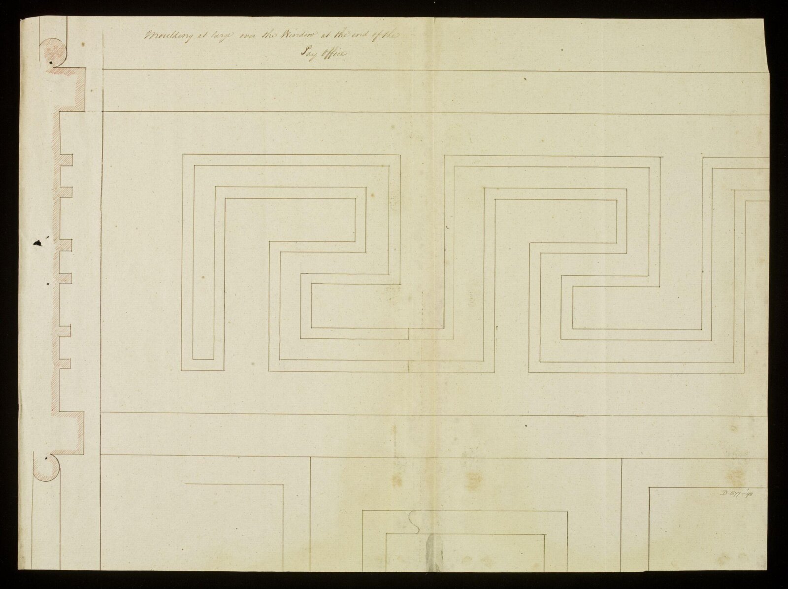 Drawing, Richard Jupp, 1797-98.