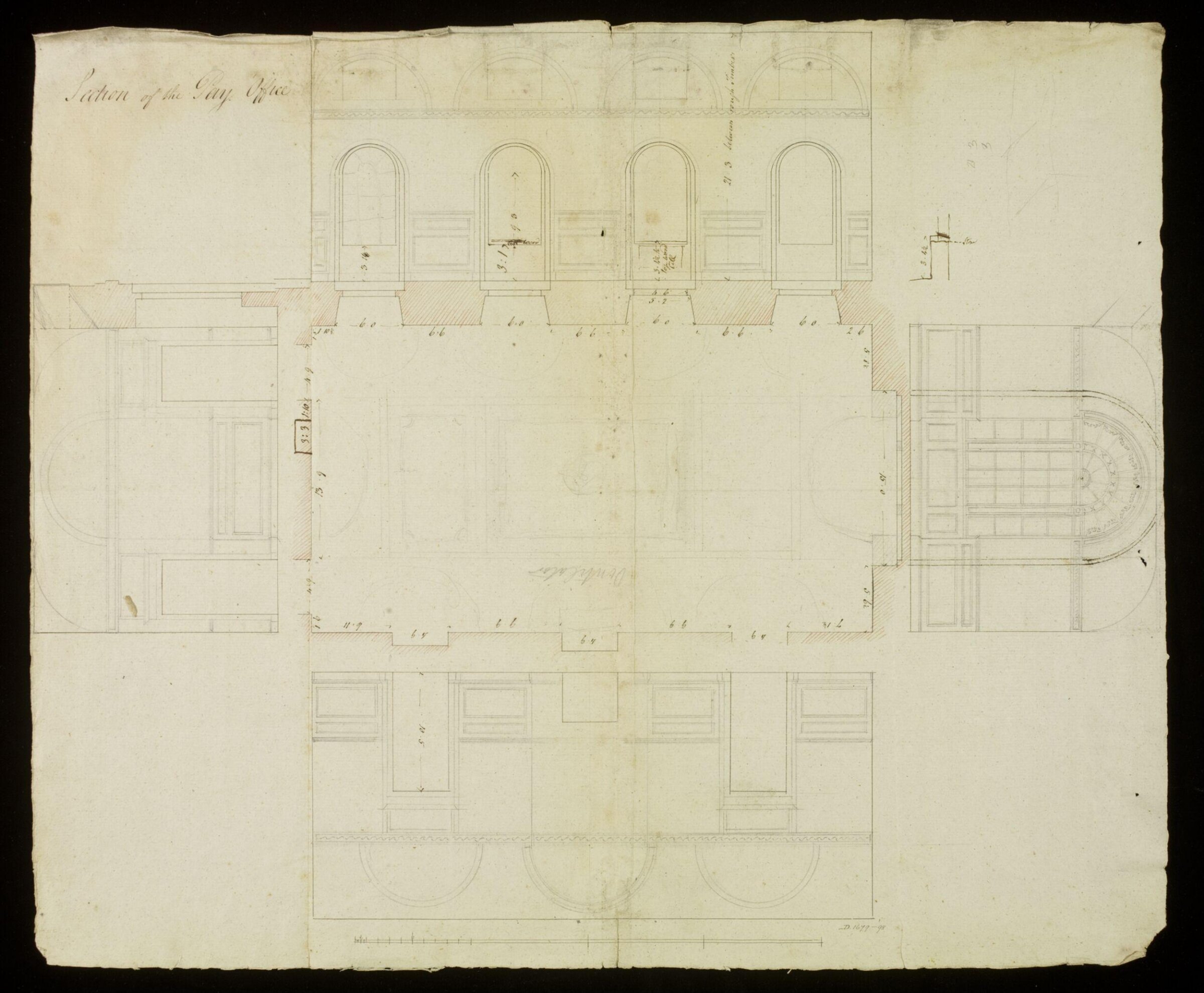 Drawing, Richard Jupp, 1797-98.