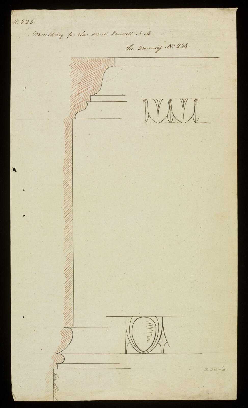 Drawing, Richard Jupp, 1797-98.