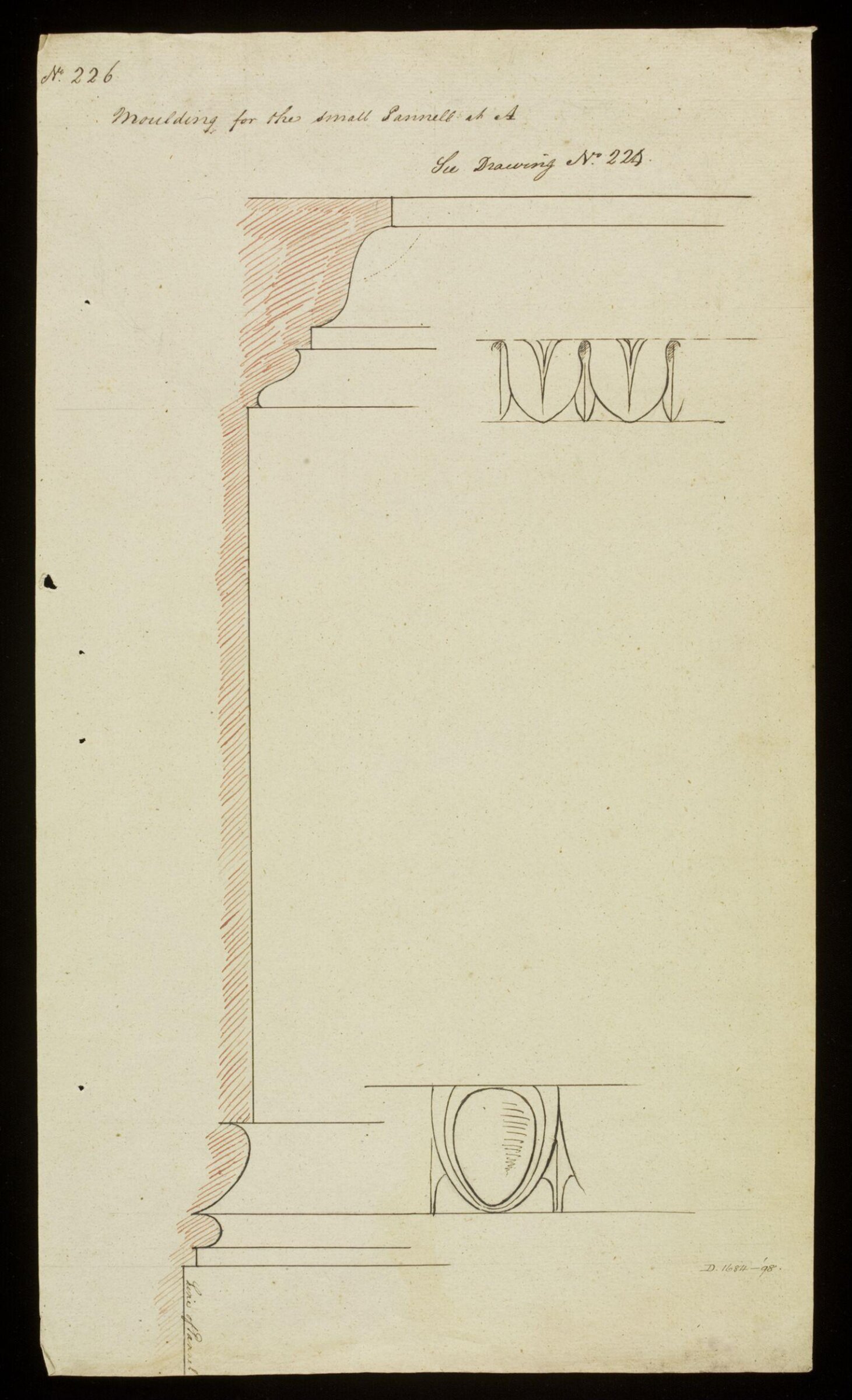 Drawing, Richard Jupp, 1797-98.