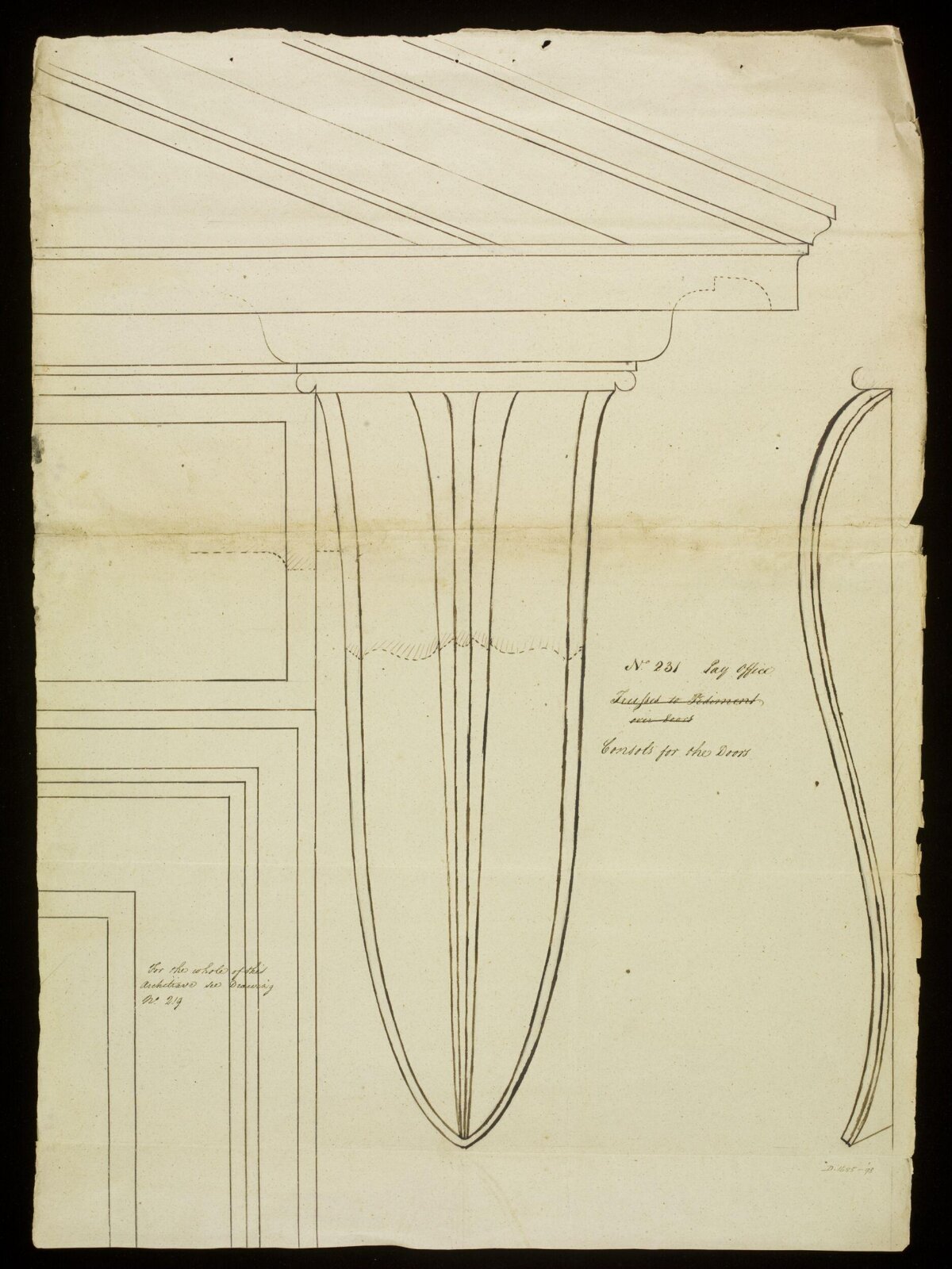 Drawing, Richard Jupp, 1797-98.